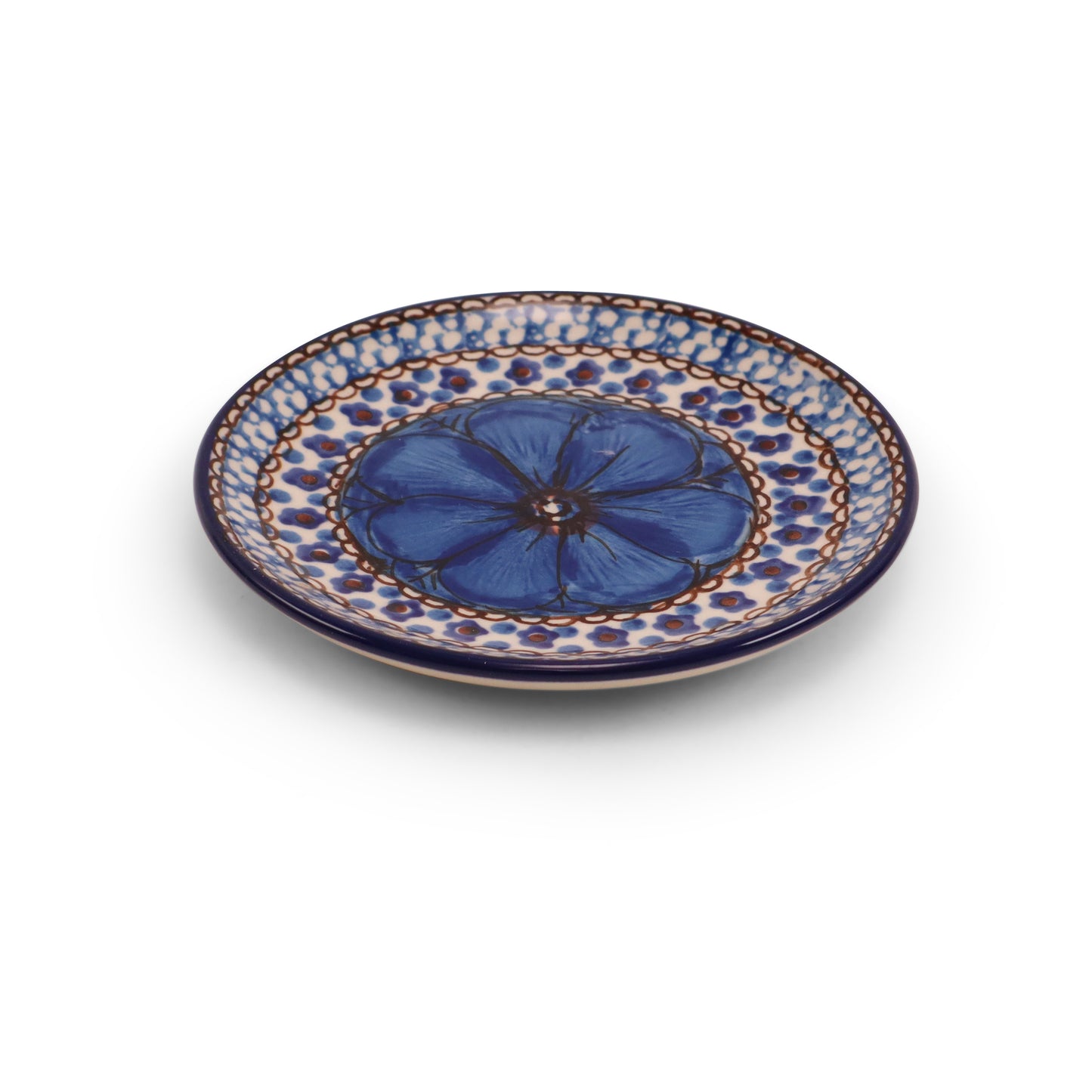5" Coaster.Pattern: Cobalt Chyla