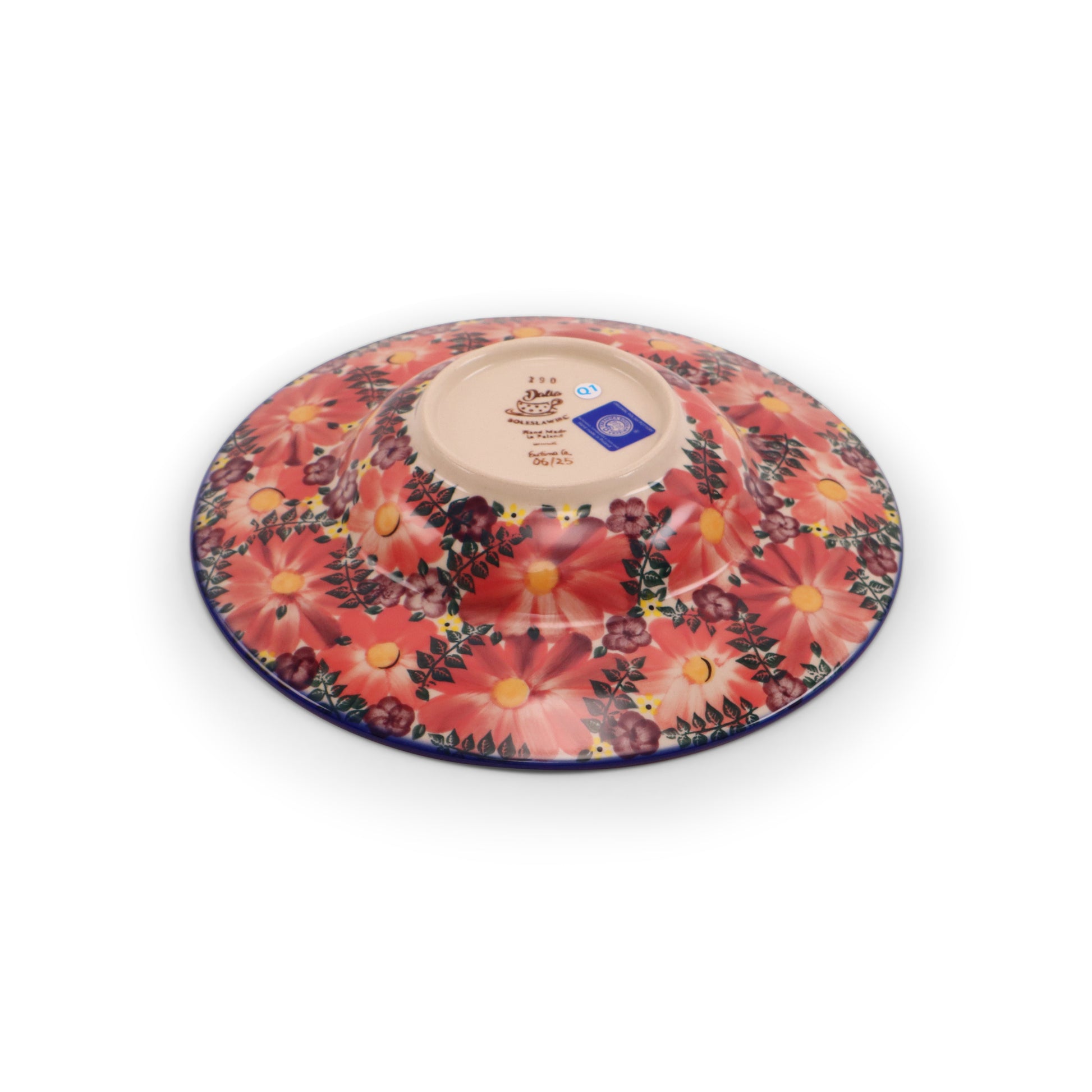 10.5" Pasta Bowl.Pattern: Pretty In Pink