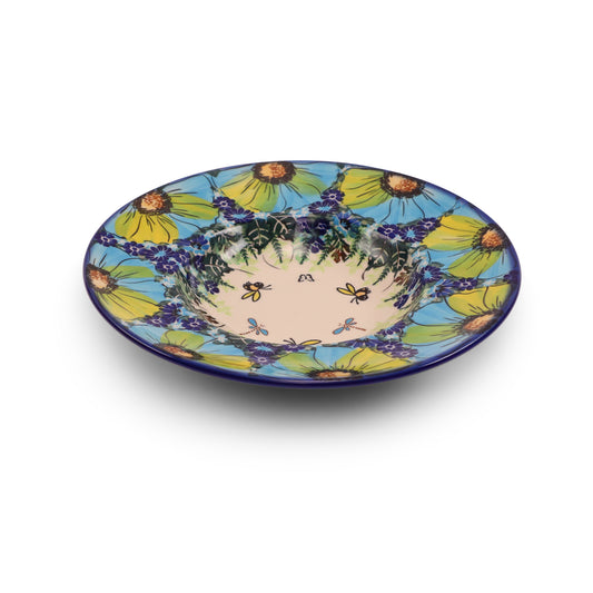 10.5" Pasta Bowl.Pattern: Buzzing Blooms