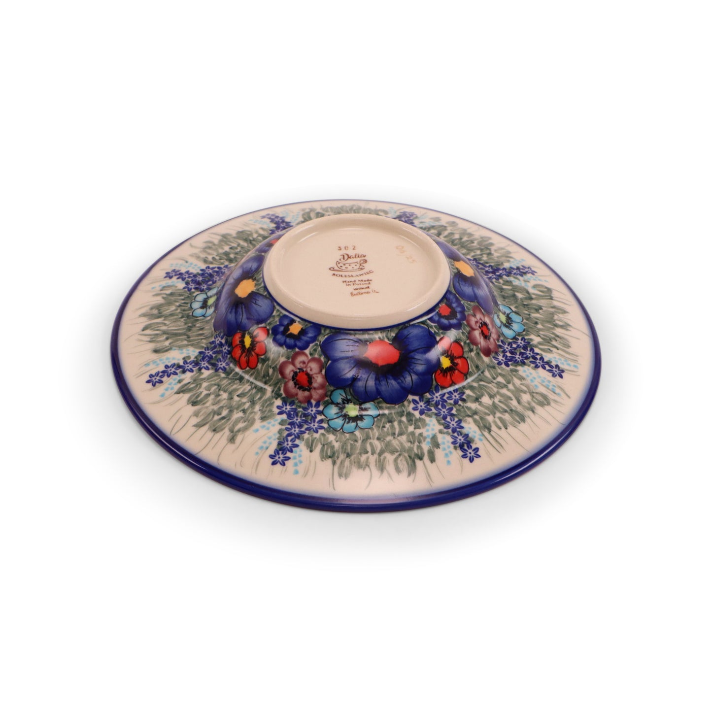 10.5" Pasta Bowl.Pattern: Blooms in Blue
