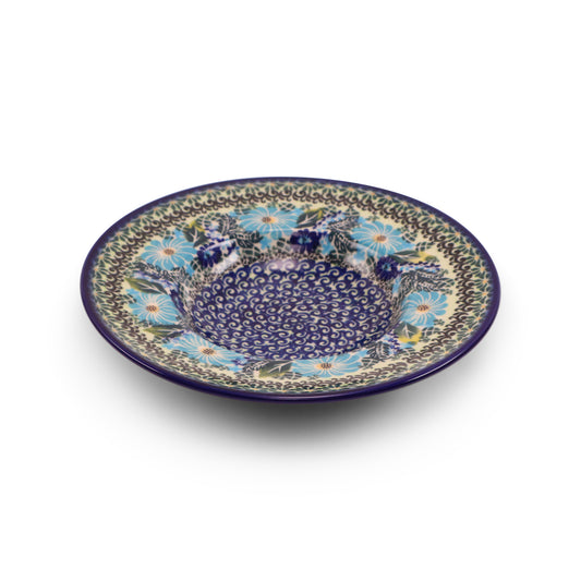 10.5" Pasta Bowl.Pattern: Cornflower Craze