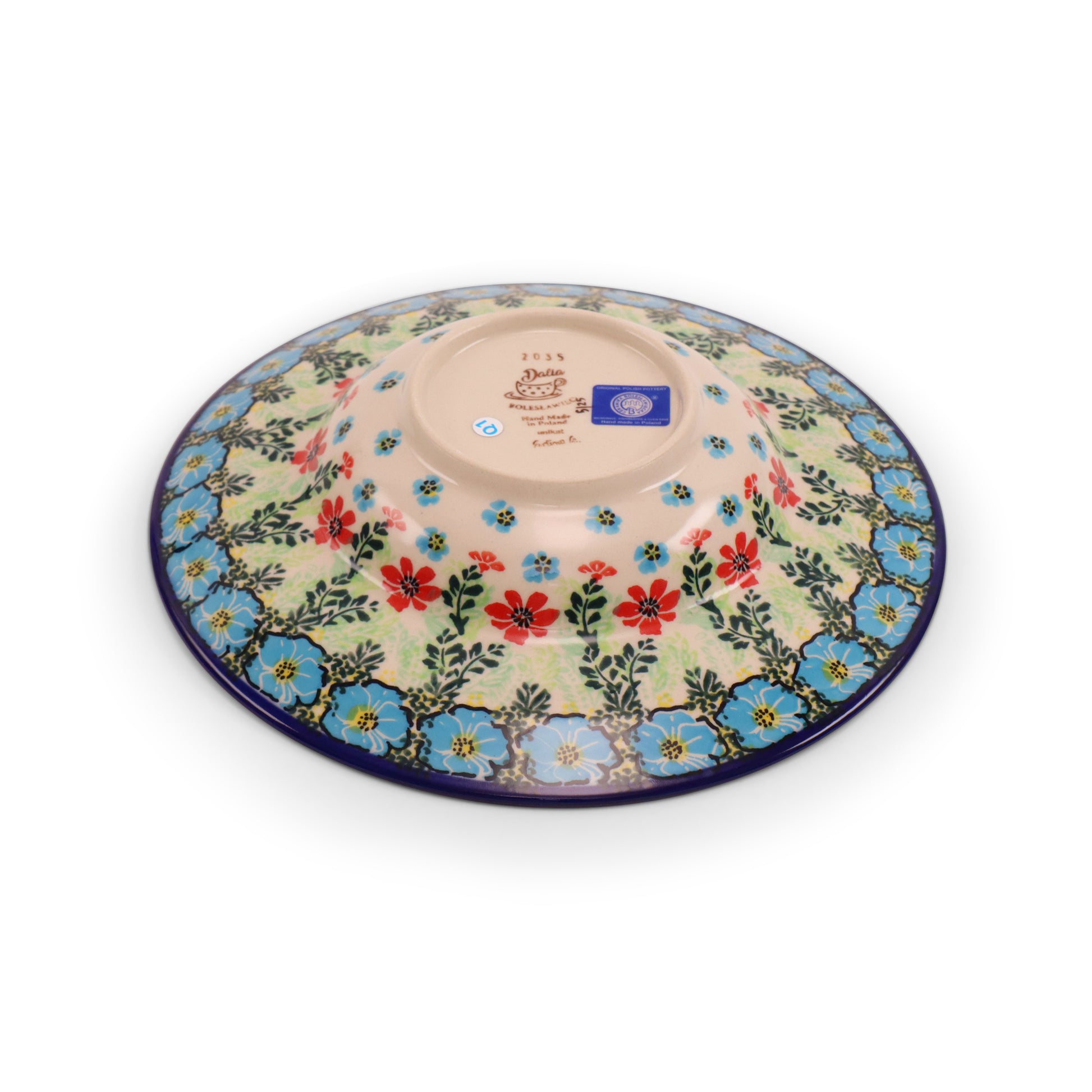 10.5" Pasta Bowl.Pattern: Field of Flowers