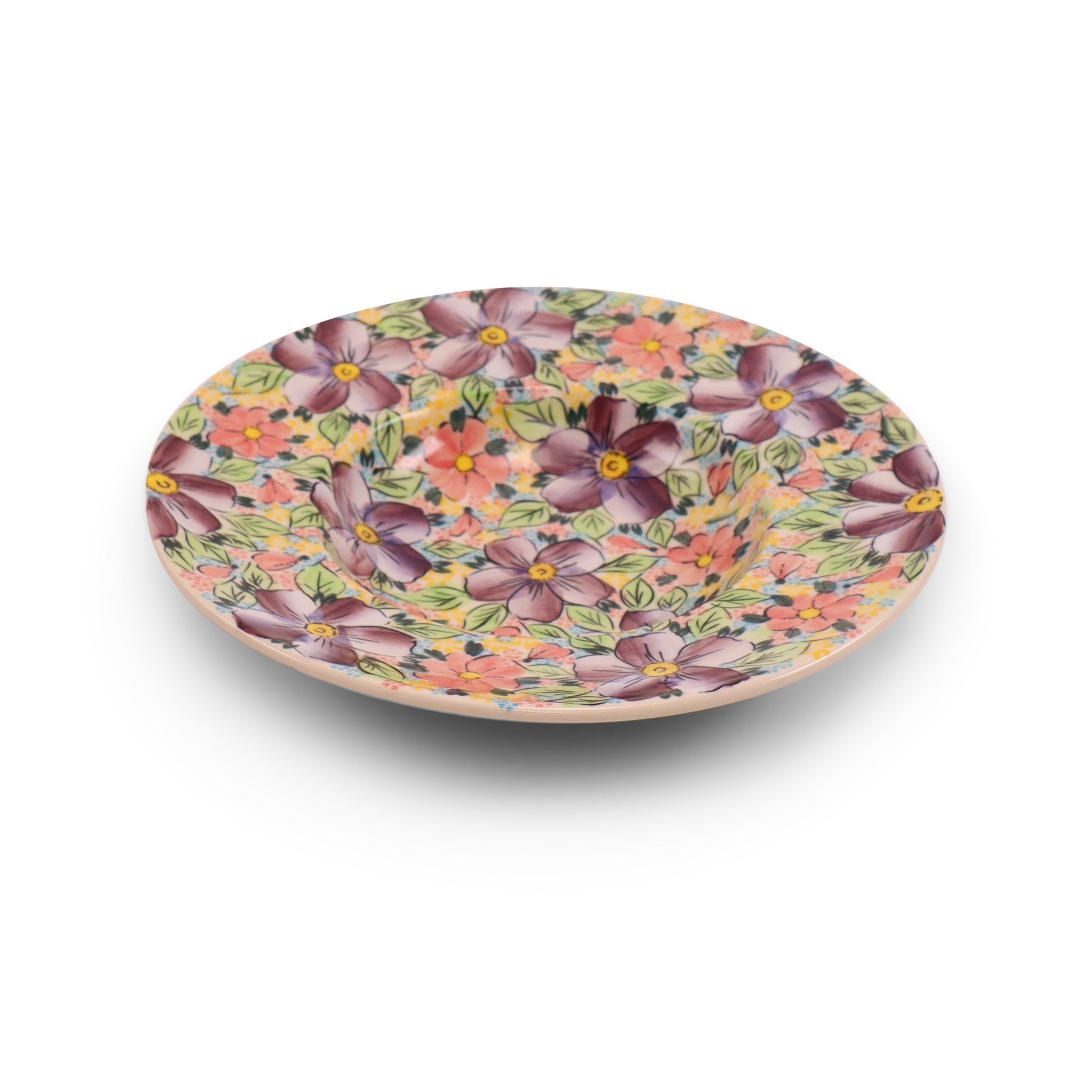 10.5" Pasta Bowl.Pattern: Peach Cozy