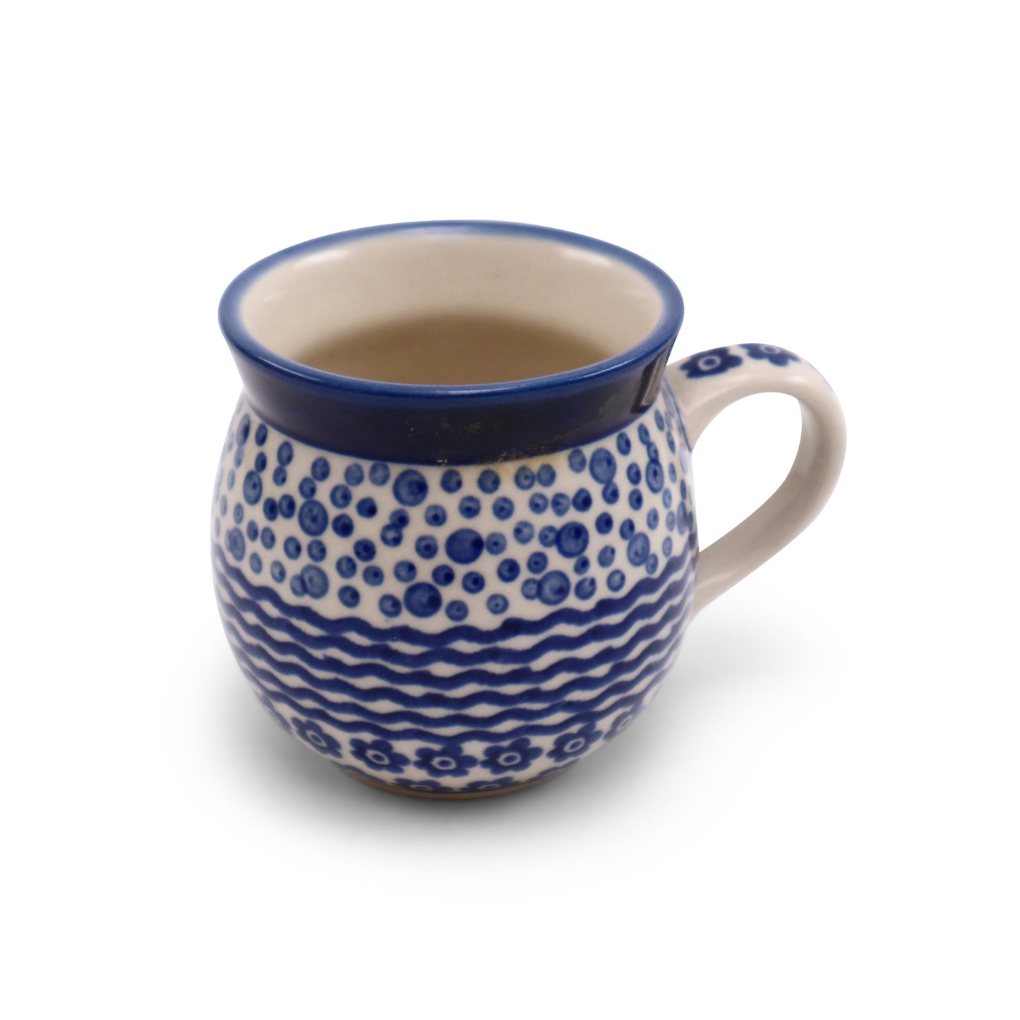 8oz Belly Mug.Pattern: Riverside