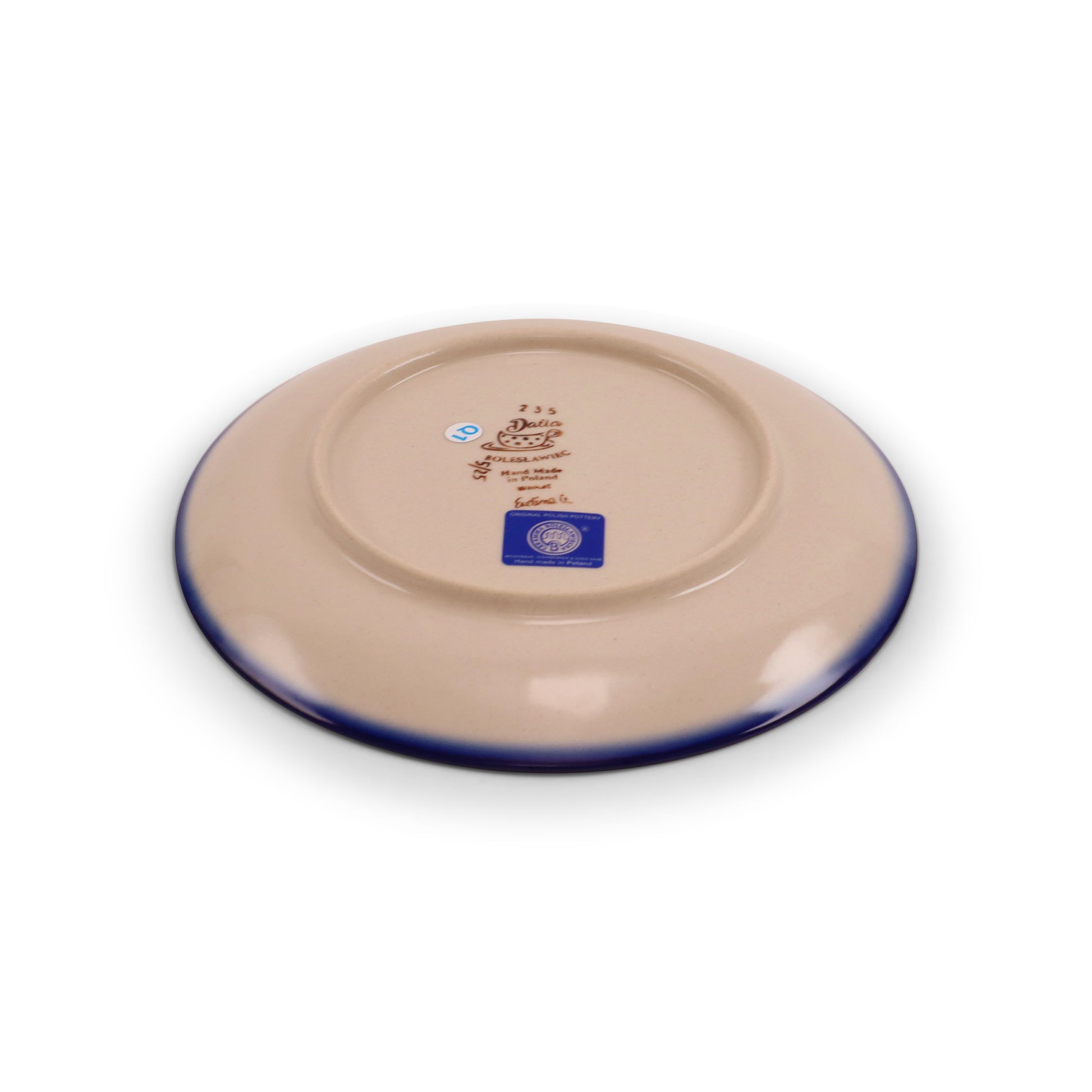 7.5" Dessert Plate.Pattern: Cornflower Craze