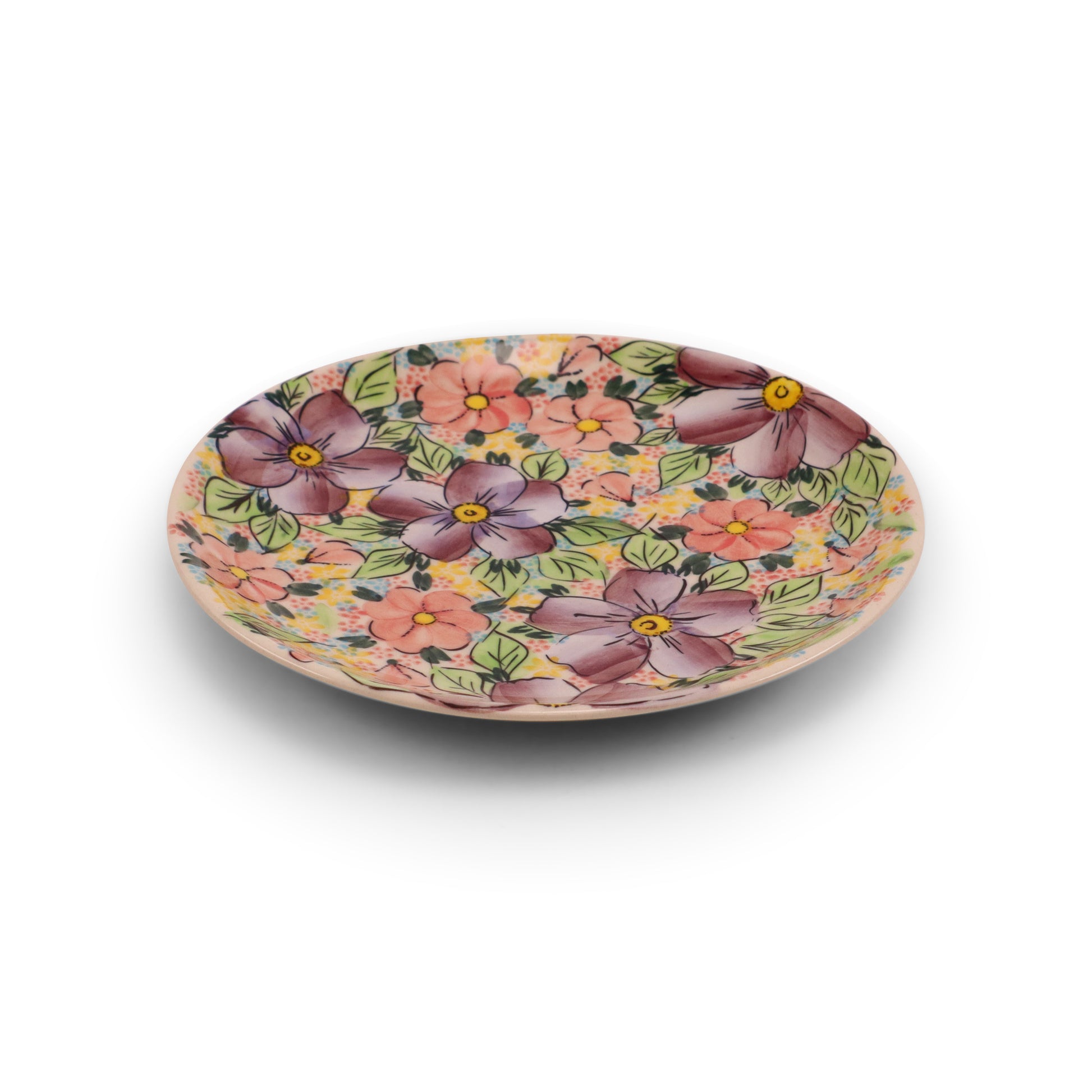 7.5" Dessert Plate.Pattern: Peach Cozy