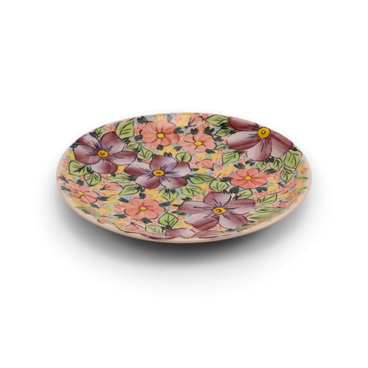 7.5" Dessert Plate.Pattern: Peach Cozy