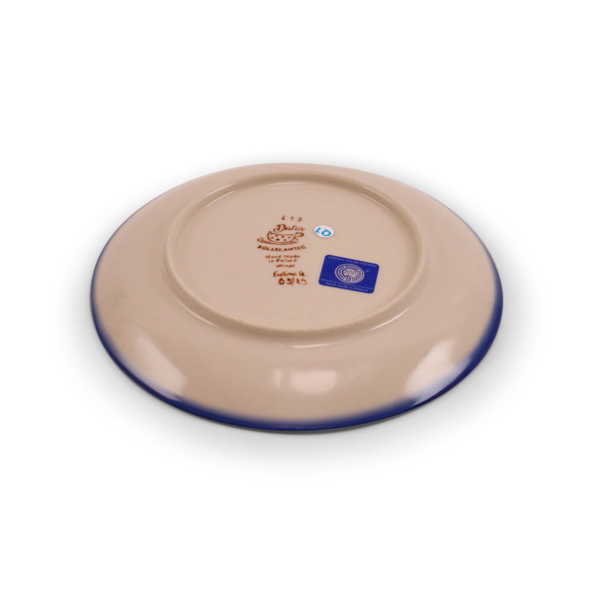 7.5" Dessert Plate.Pattern: Buzzing Blooms