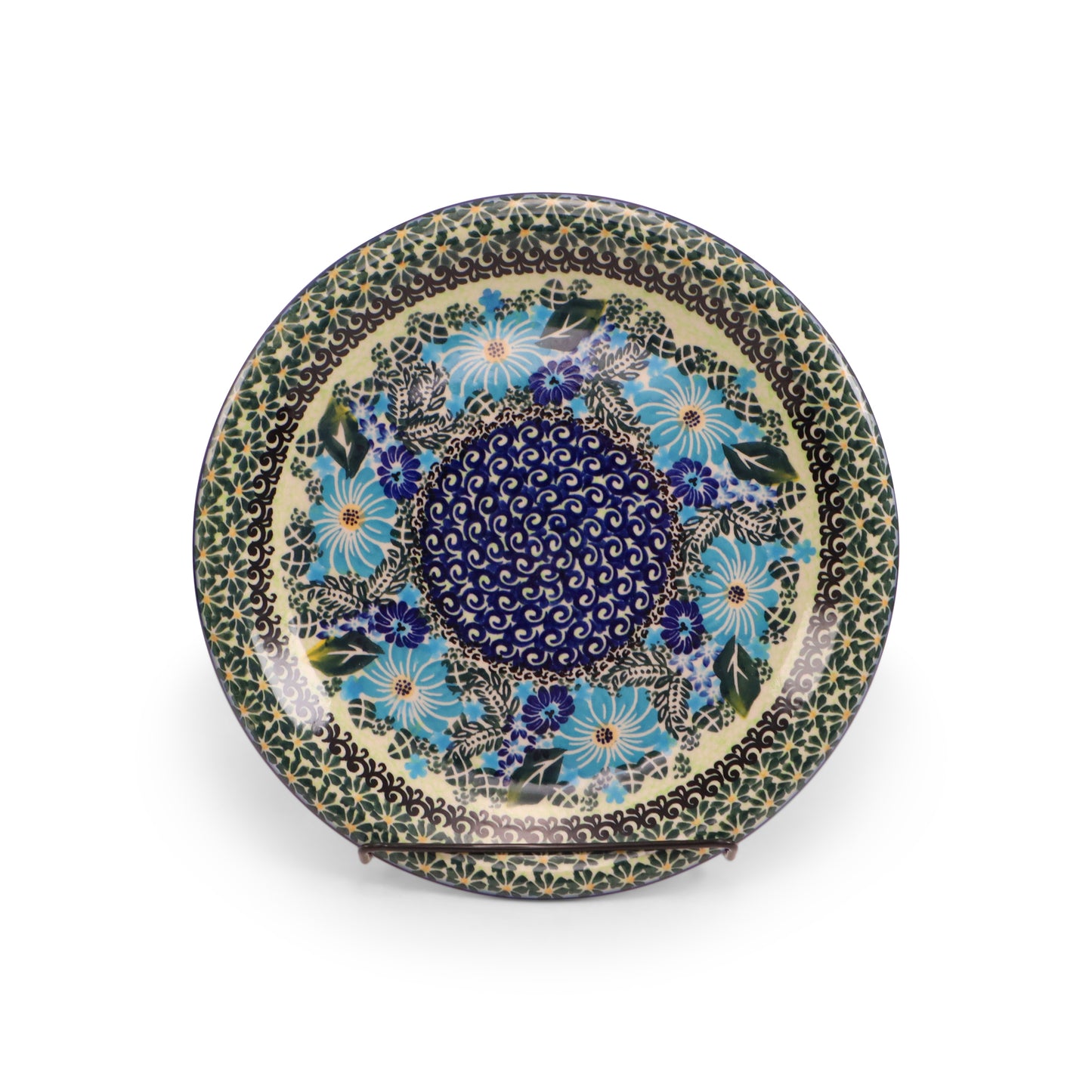10.5" Dinner Plate.Pattern: Cornflower Craze