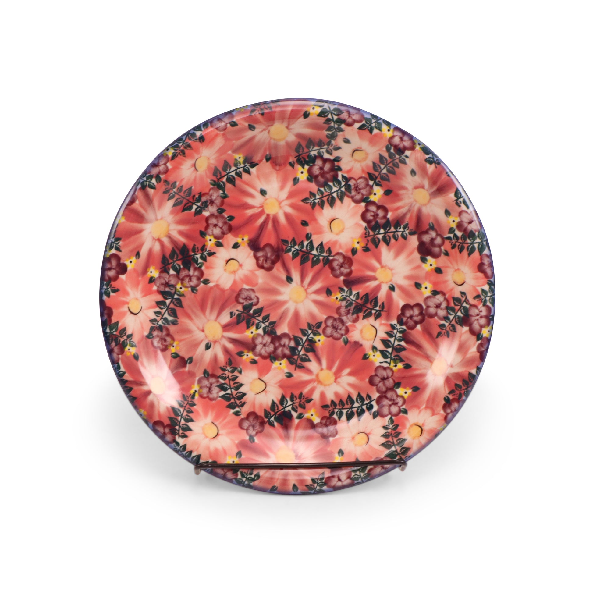 10.5" Dinner Plate.Pattern: Pretty In Pink