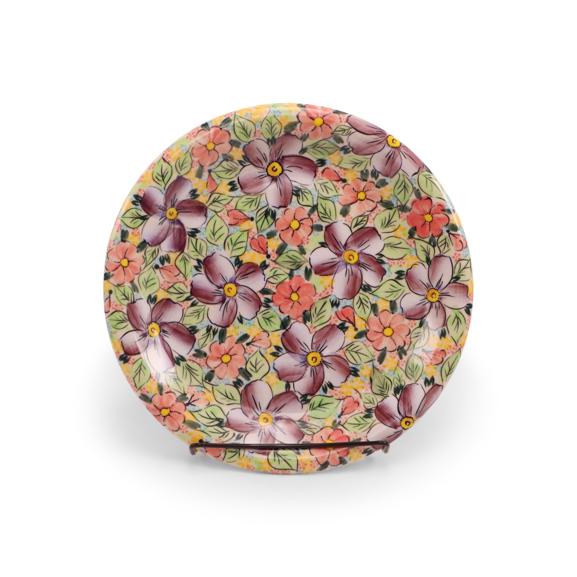 10.5" Dinner Plate.Pattern: Peach Cozy