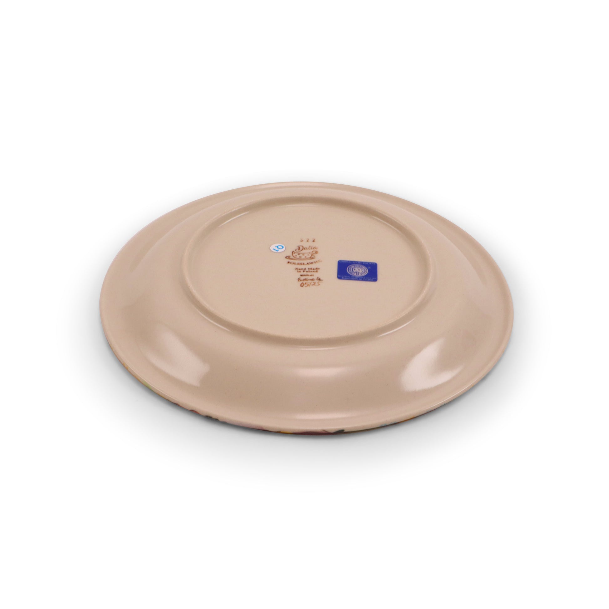 10.5" Dinner Plate.Pattern: Peach Cozy