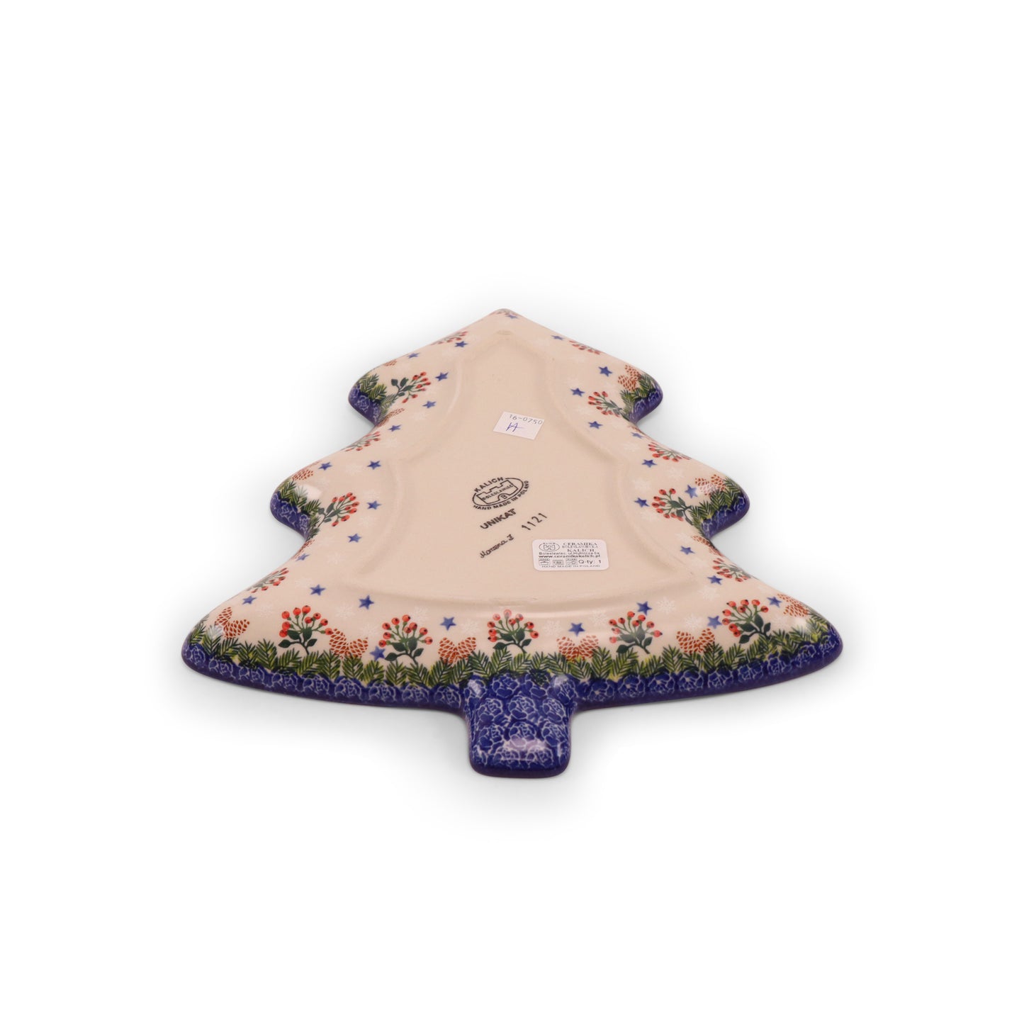 13"x11" Tree Platter .Pattern: Cozy Winter