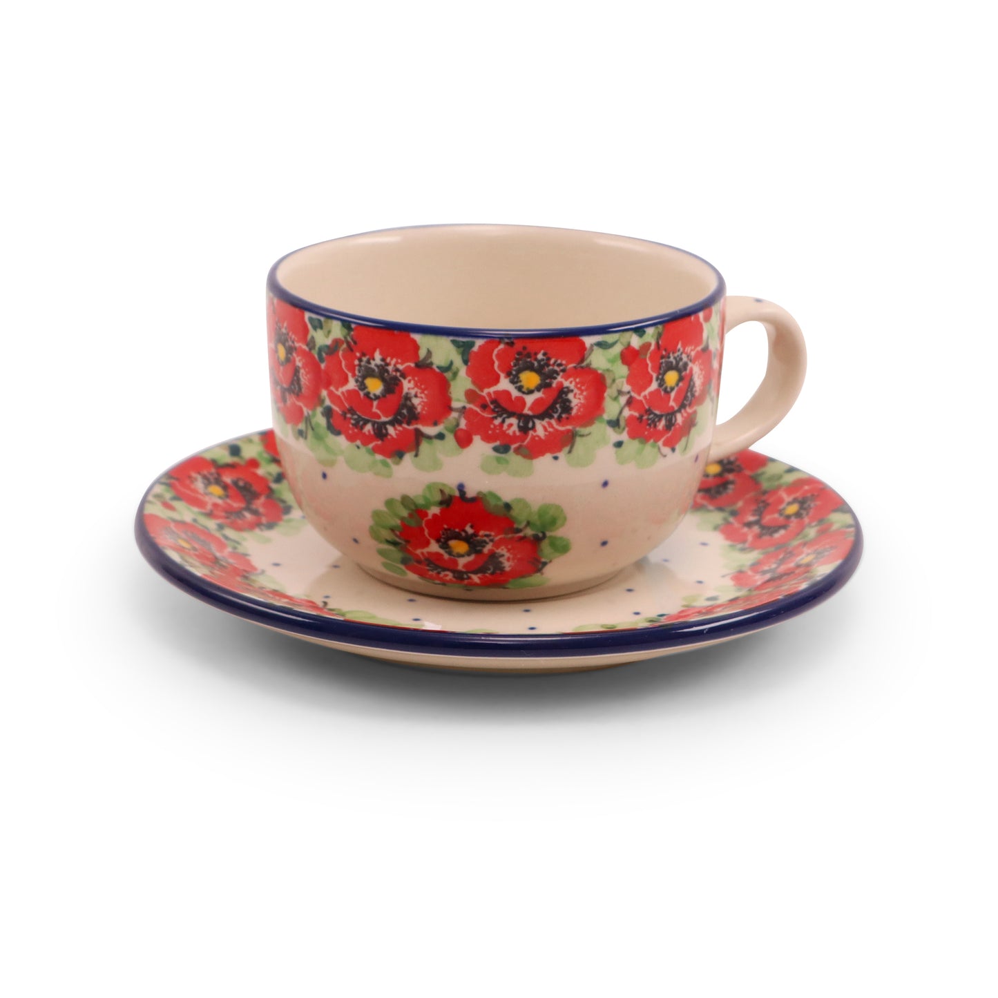 8oz Cup and Saucer.Pattern: Surroundings Inspiration