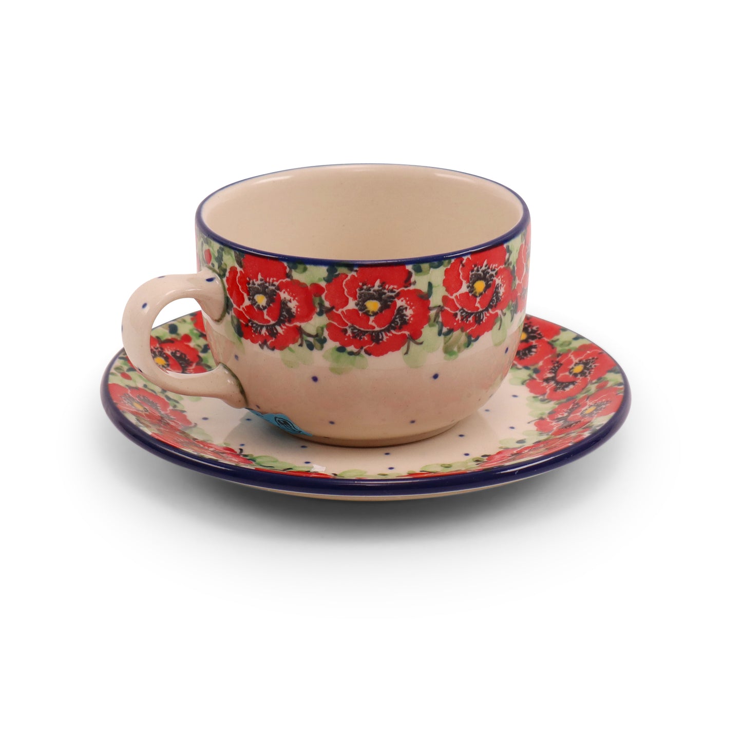 8oz Cup and Saucer.Pattern: Surroundings Inspiration