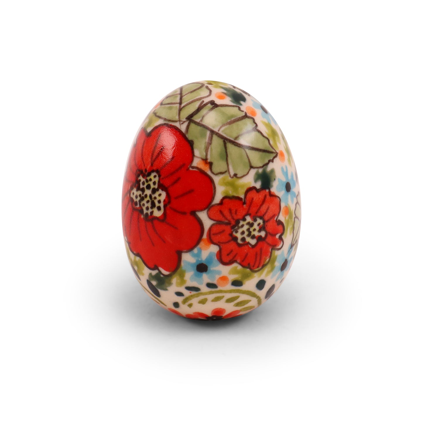 3" Egg Figurine. Pattern: In My Garden