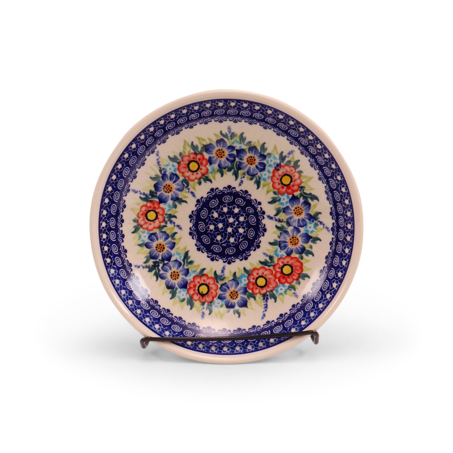 8.5" Soup Plate.Pattern: Summer Wreath