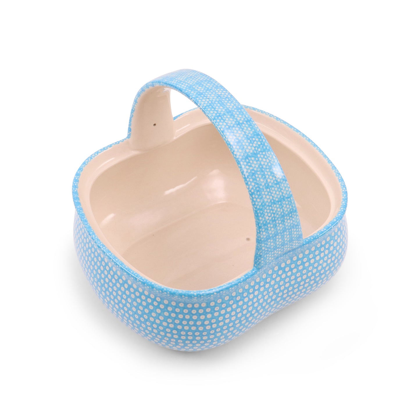 10"x9"x10" Basket. Pattern: Aqua