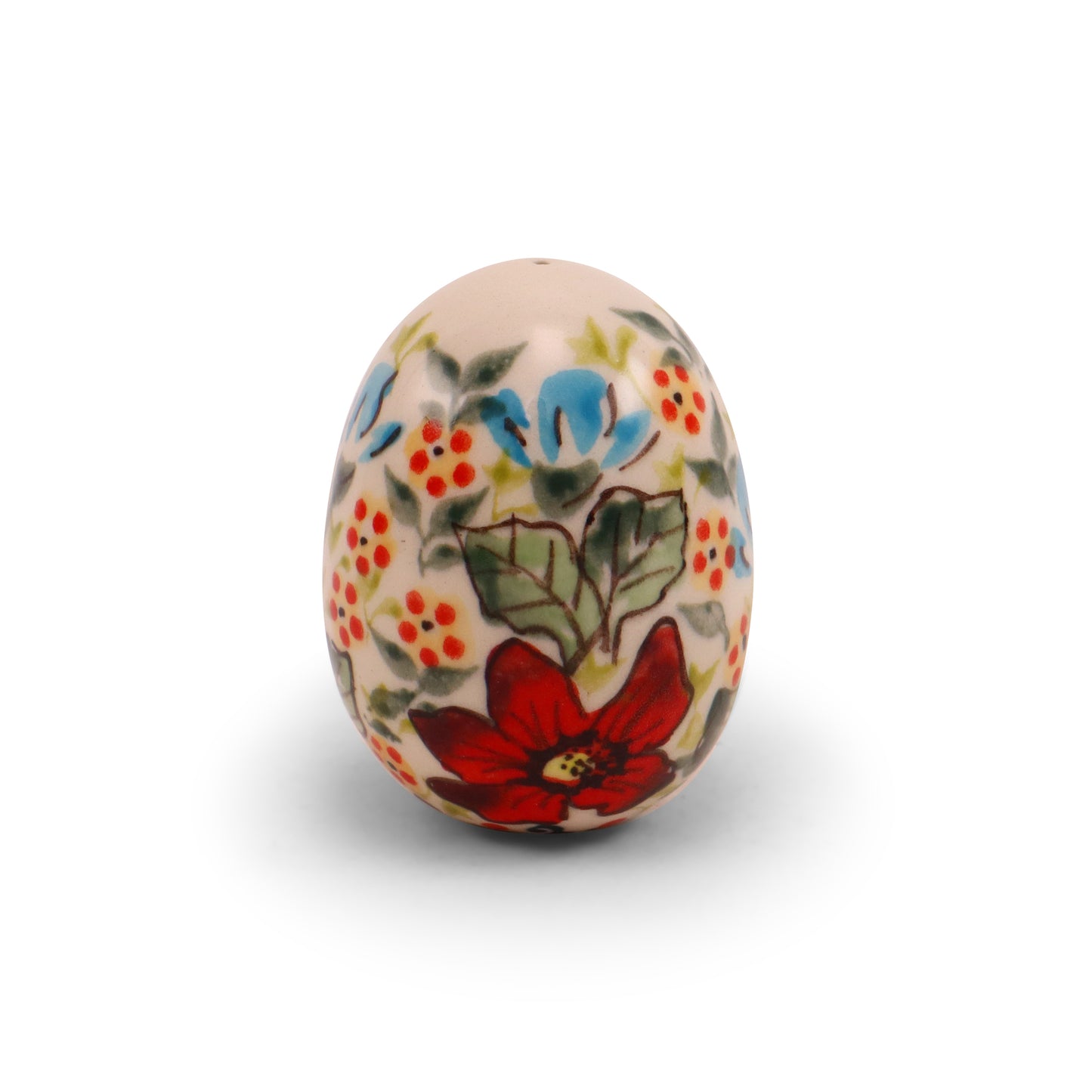 3" Egg Figurine. Pattern: Pot Pourri Mint