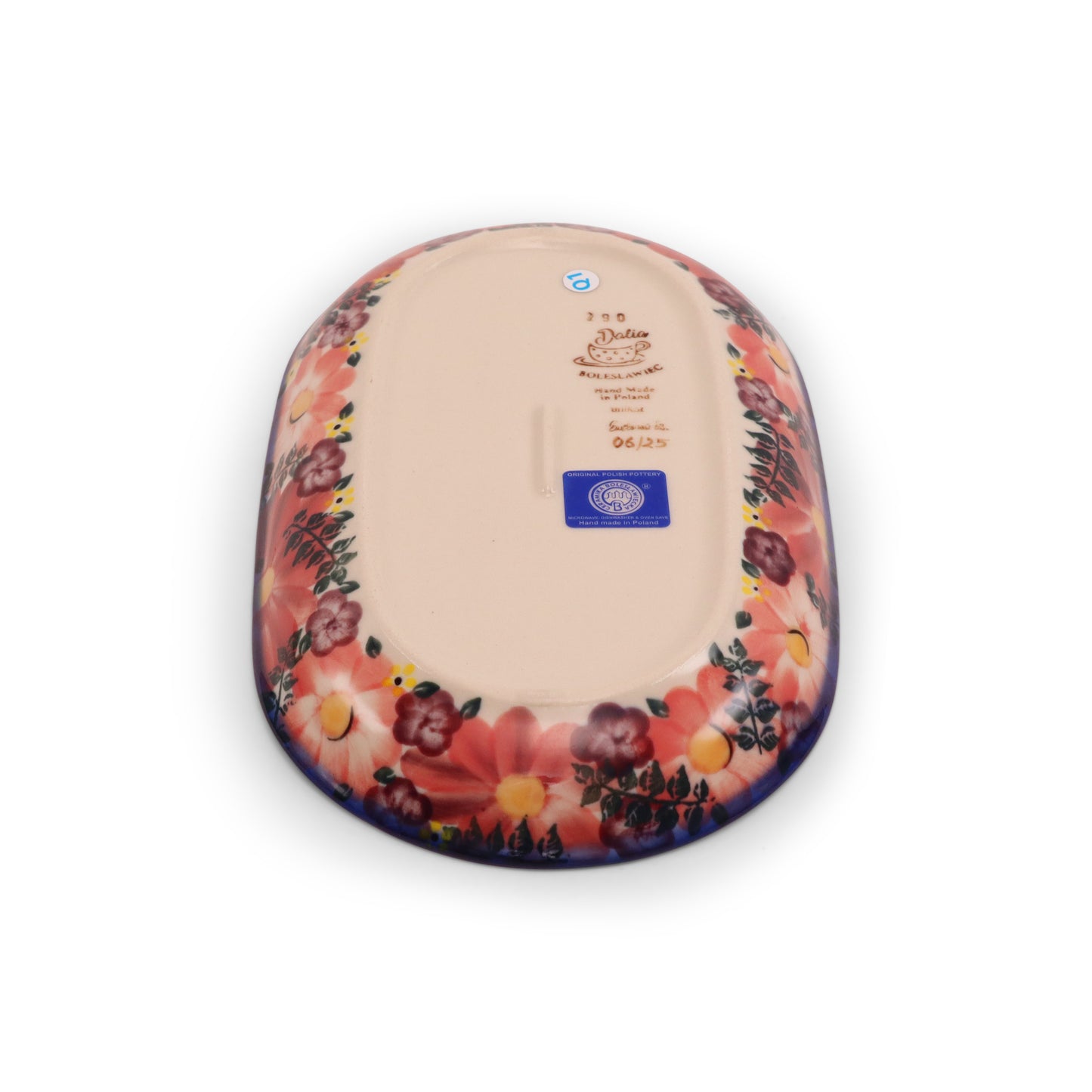 9"x5.5" Oval Tray Pattern: Pretty In Pink