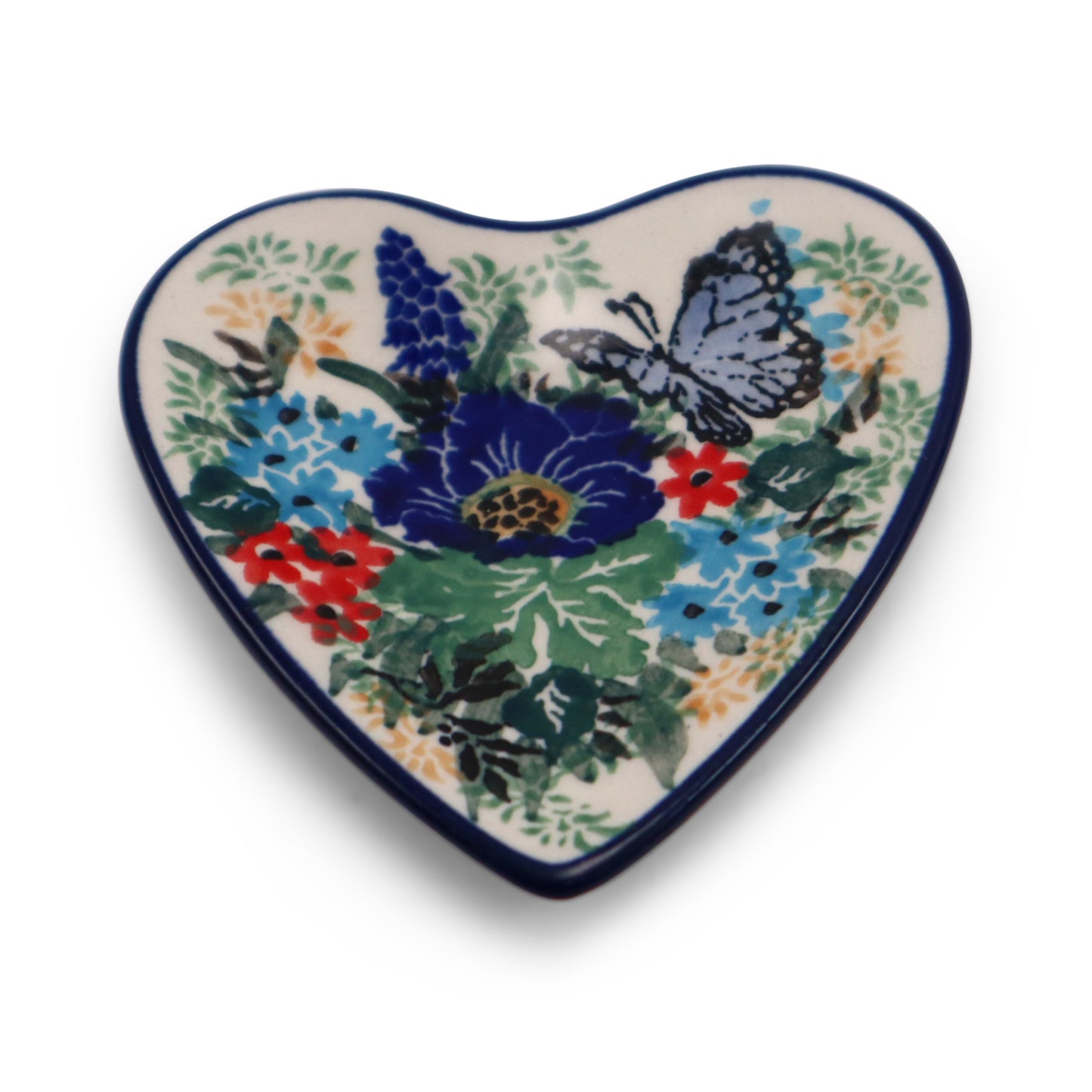 3.5"x3.5" Heart Plate.Pattern: U4087