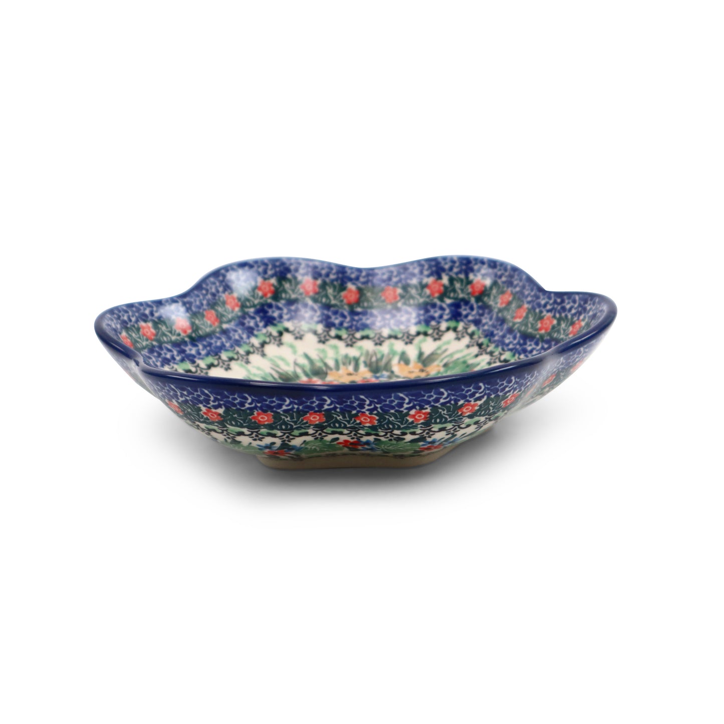 8"x2" Round Wavy Bowl.Pattern: U3683