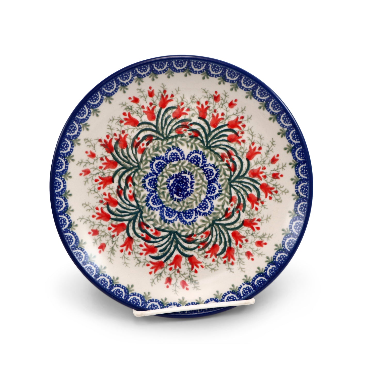 8" Dessert Plate.Pattern: Crimson Bells