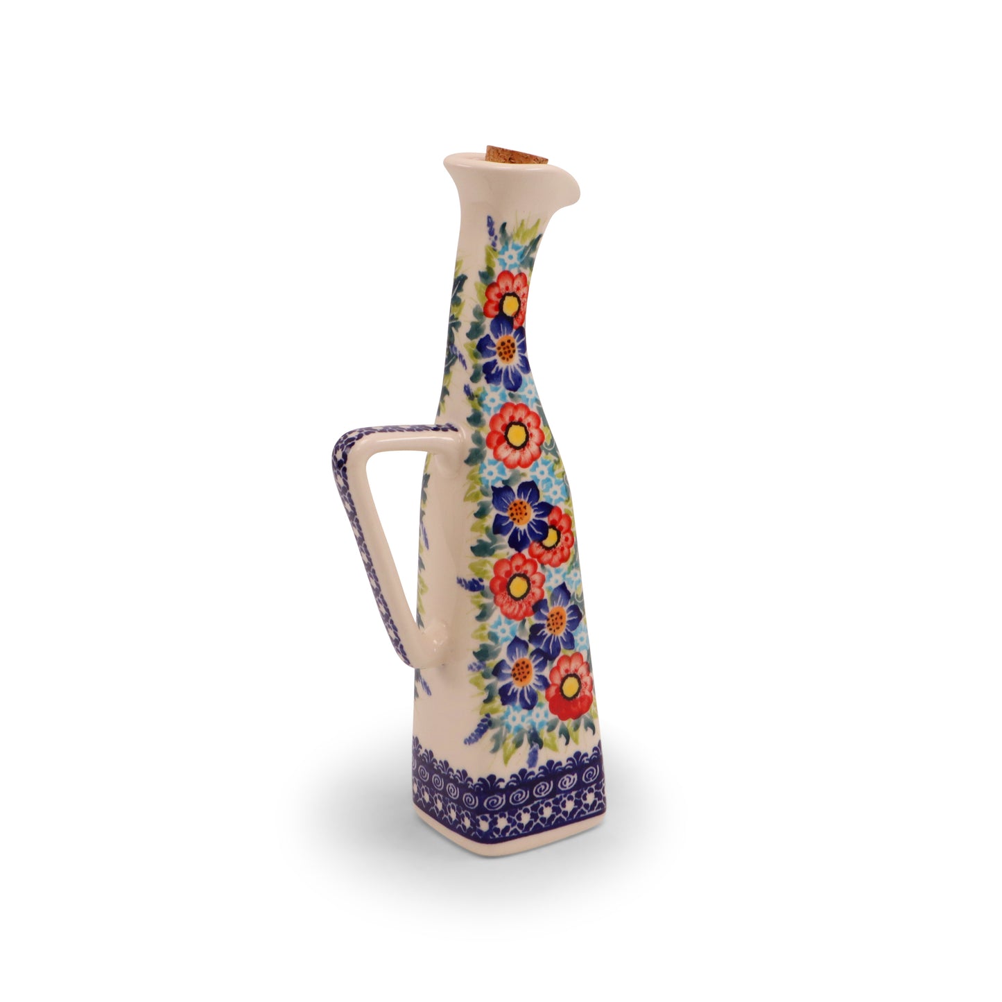 10oz Bottle with Handle.Pattern: Summer Crown