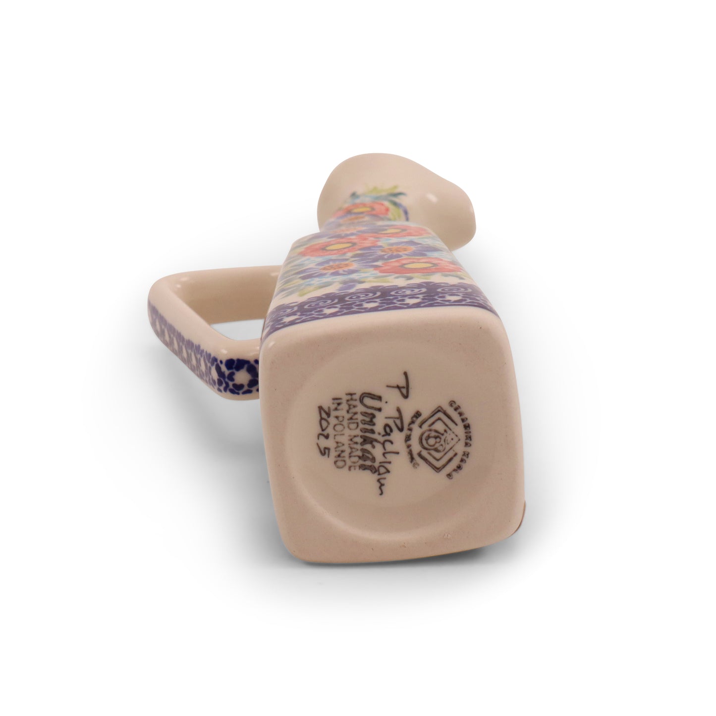 10oz Bottle with Handle.Pattern: Summer Crown
