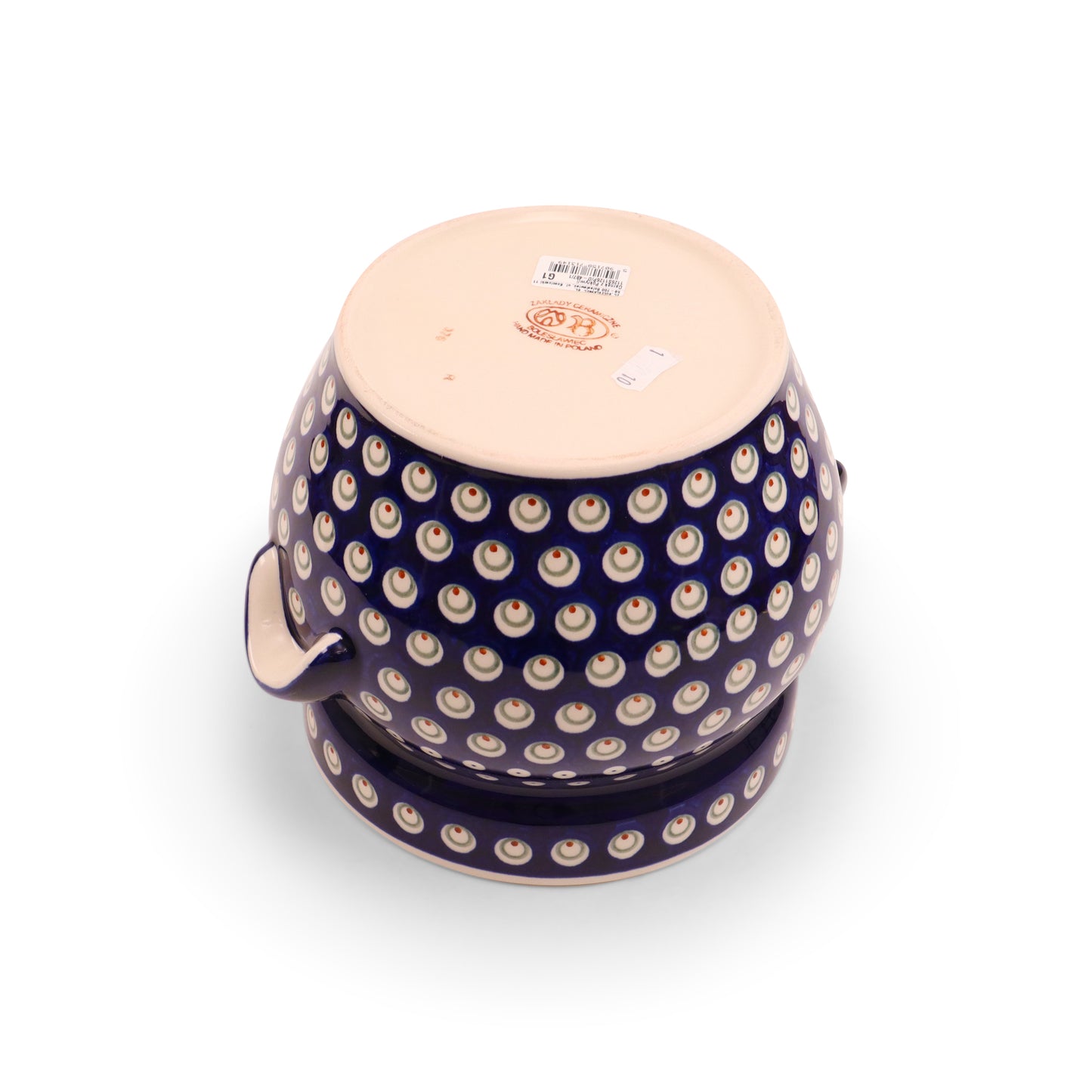 3L Hermetic Covered Jar. Pattern: Private Eyes