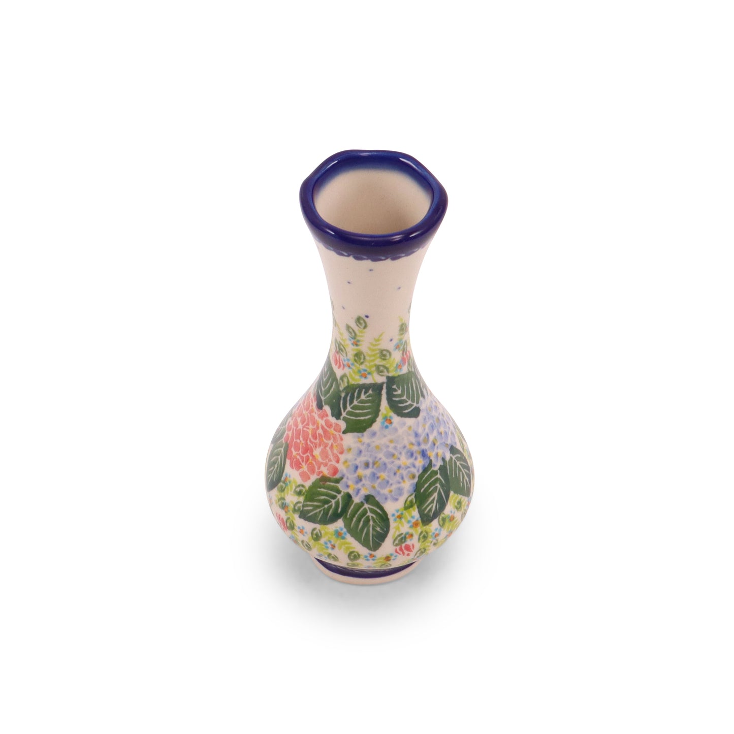 3"x7" Small Swirl Vase. Pattern: Cotton Candy