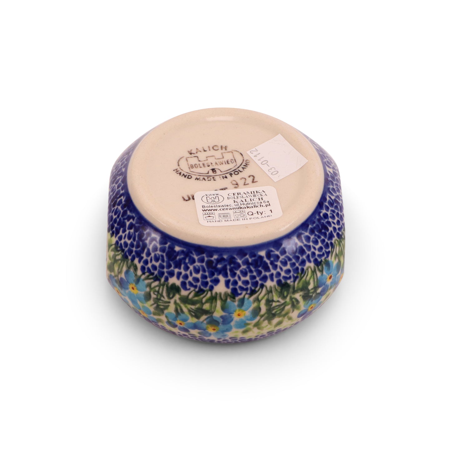 4" Warmer, Pattern: Forget Me Not