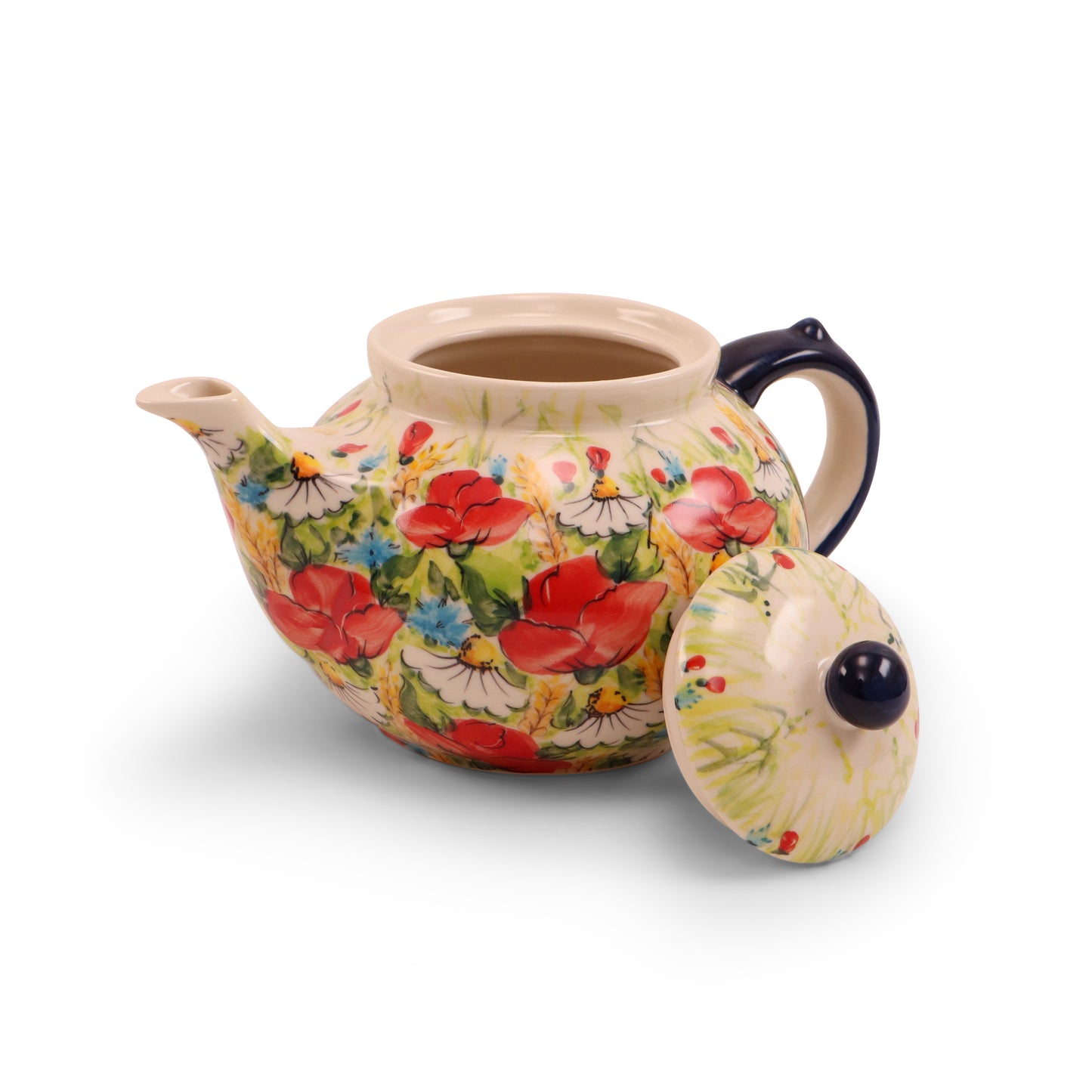 1.3L Teapot with Warmer. Pattern: Lato