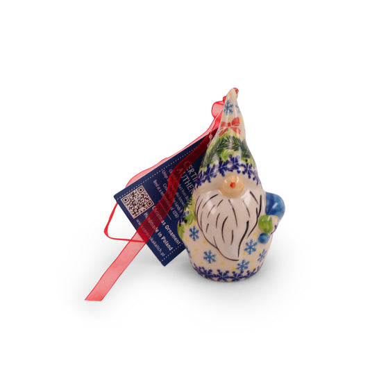 4"x2.5" Gnome Ornament, Pattern: A