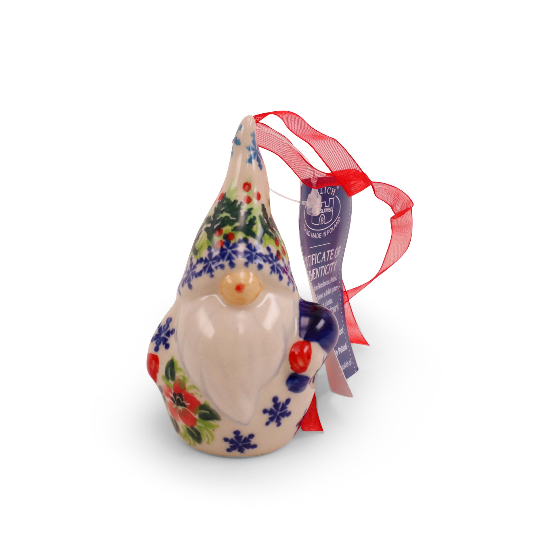 4"x2.5" Gnome Ornament, Pattern: B