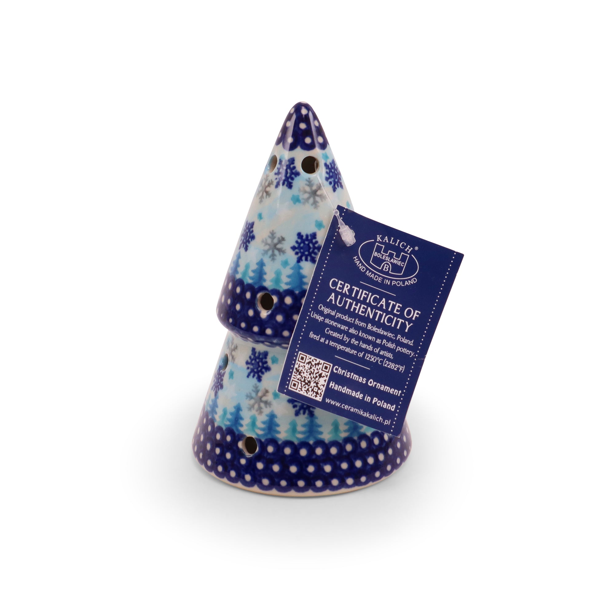 5.5"x3.5" Tree Luminary, Pattern: Silent Night