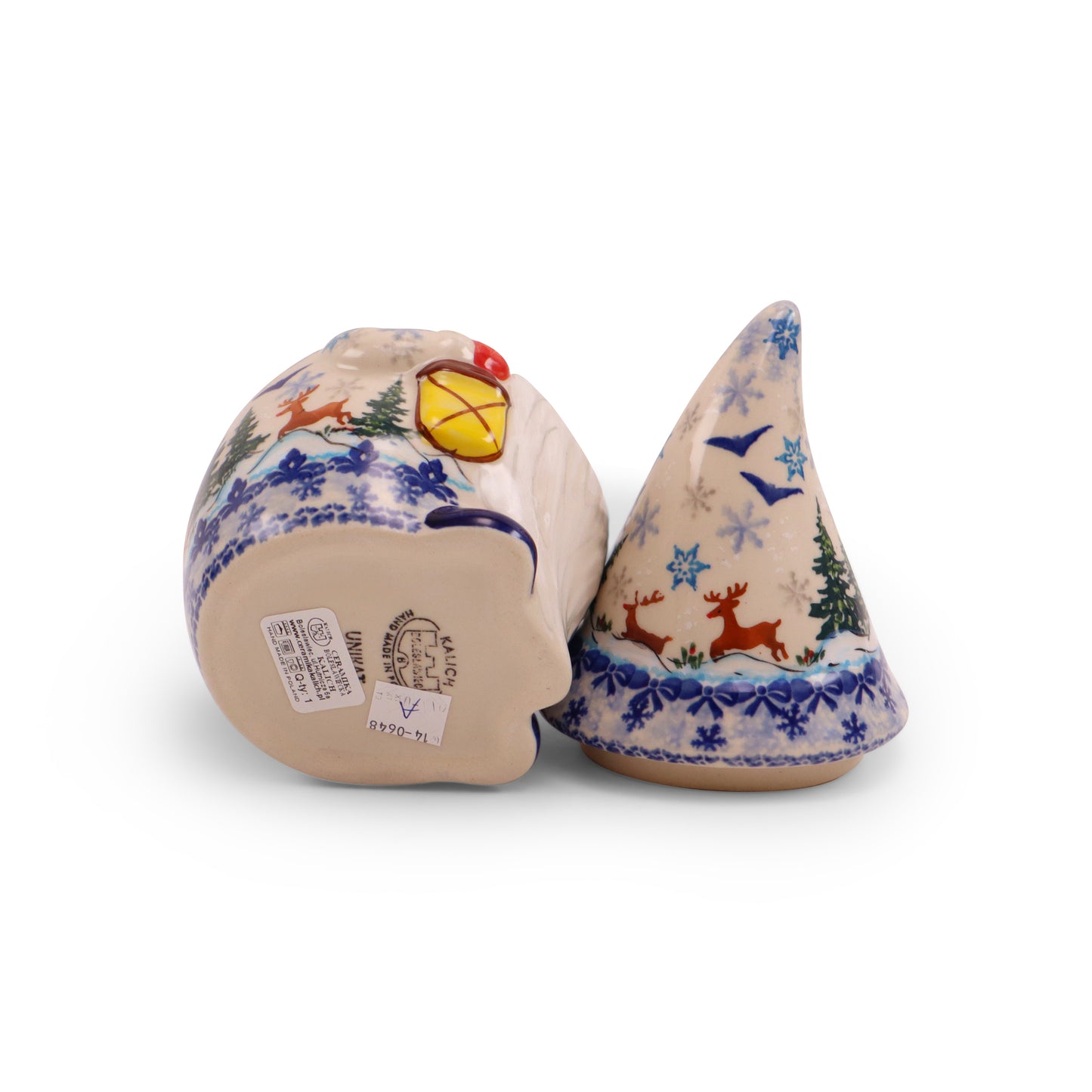 8.5"x6" Gnome Container, Pattern: North Pole
