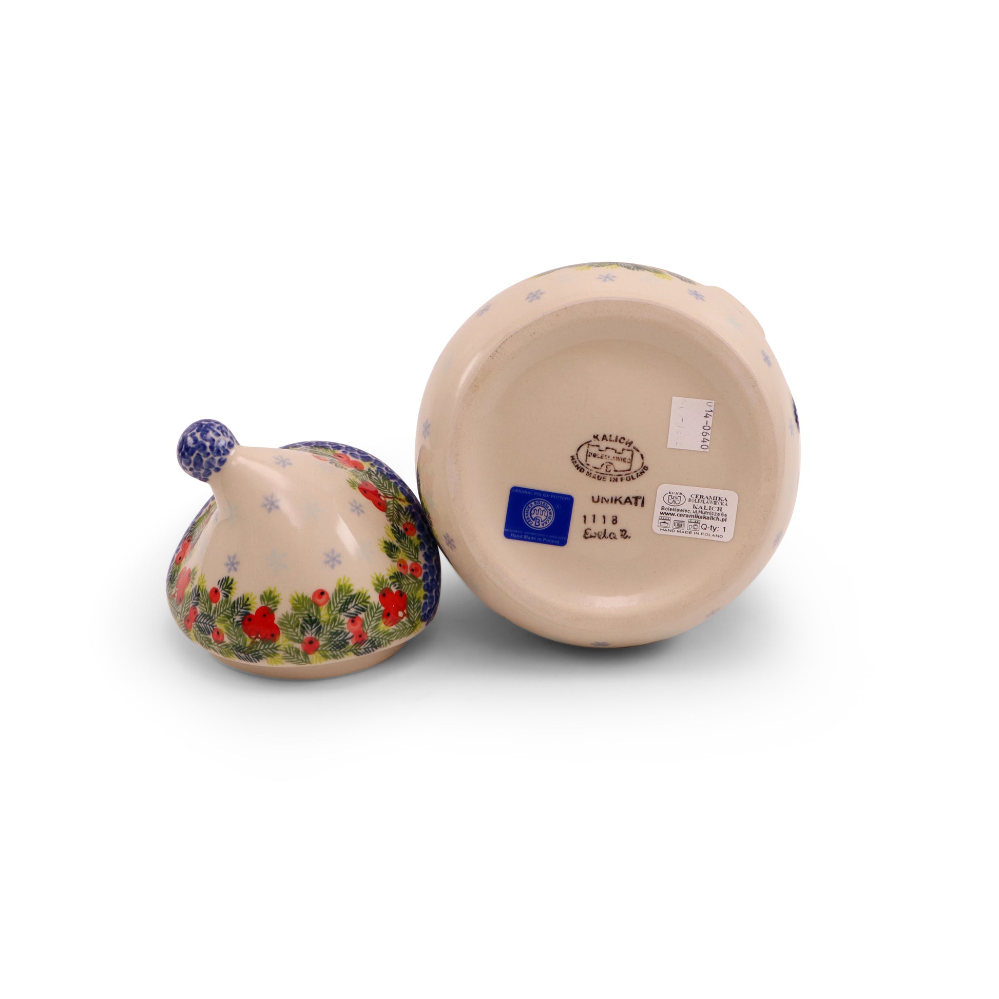 8"x7" Snowman Container. Pattern: Happy Time