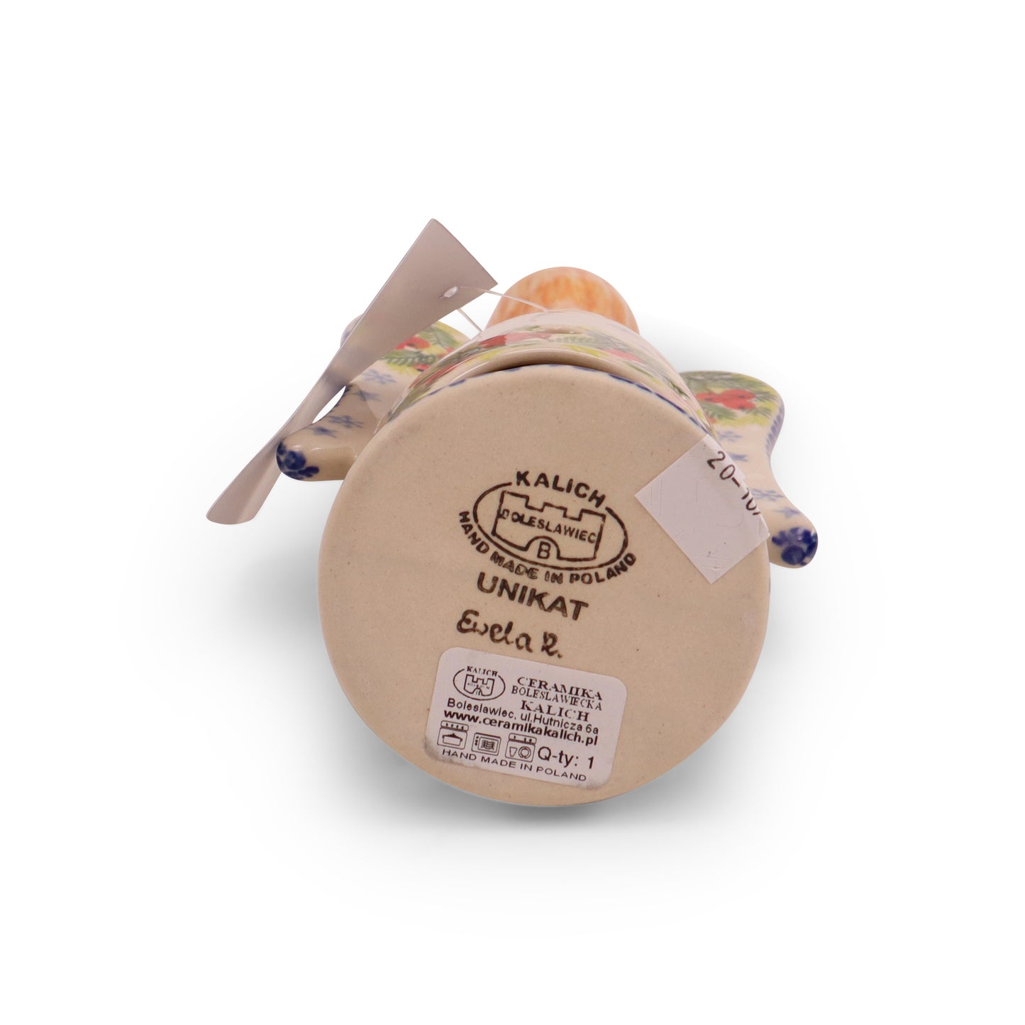 8"x4" Angel Luminary, Pattern: Berry Wreath