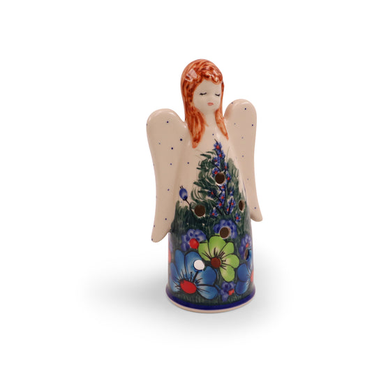8"x4" Angel Luminary, Pattern: Bright Bouquet A