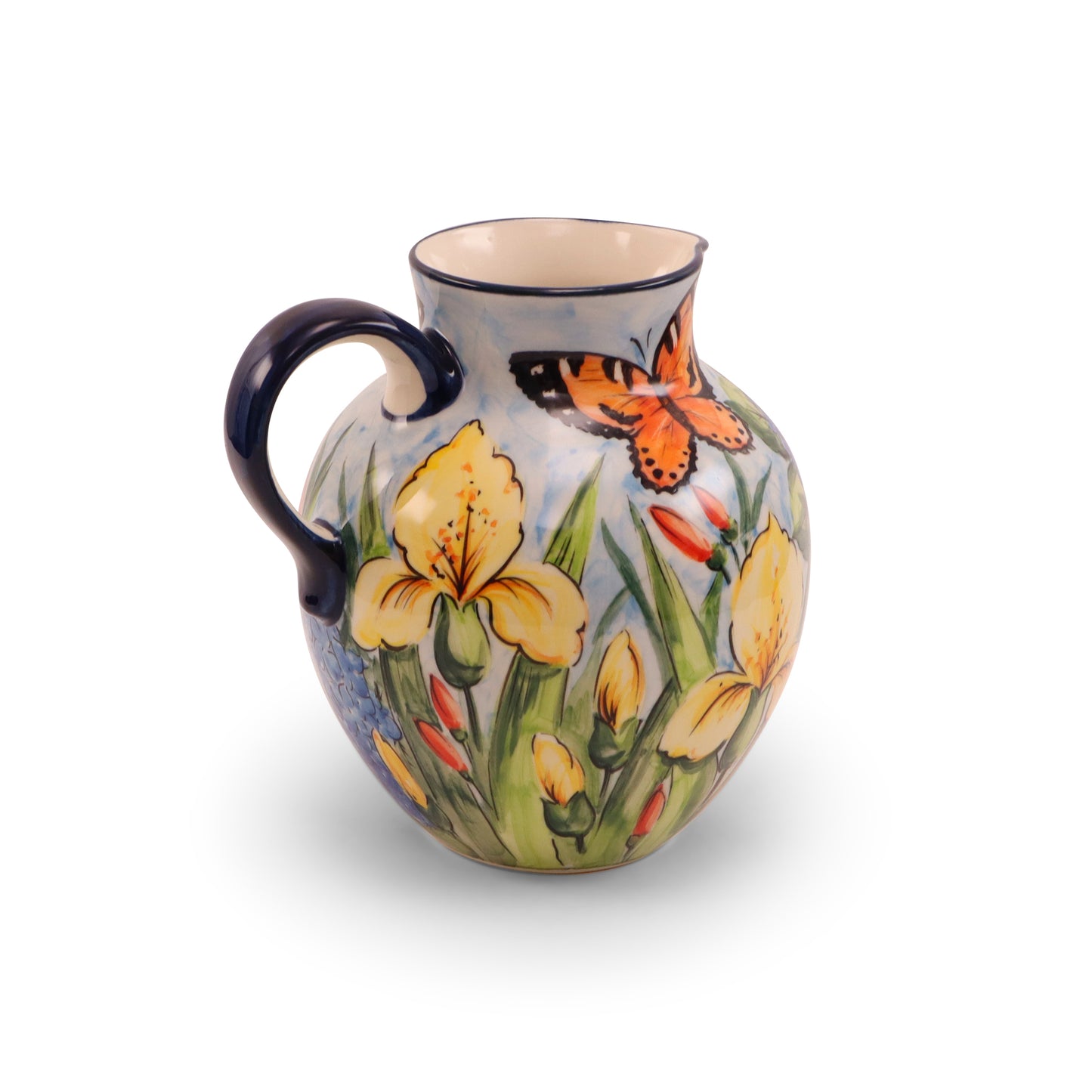 2.3L Pitcher LE. Pattern: Iris Bouquet