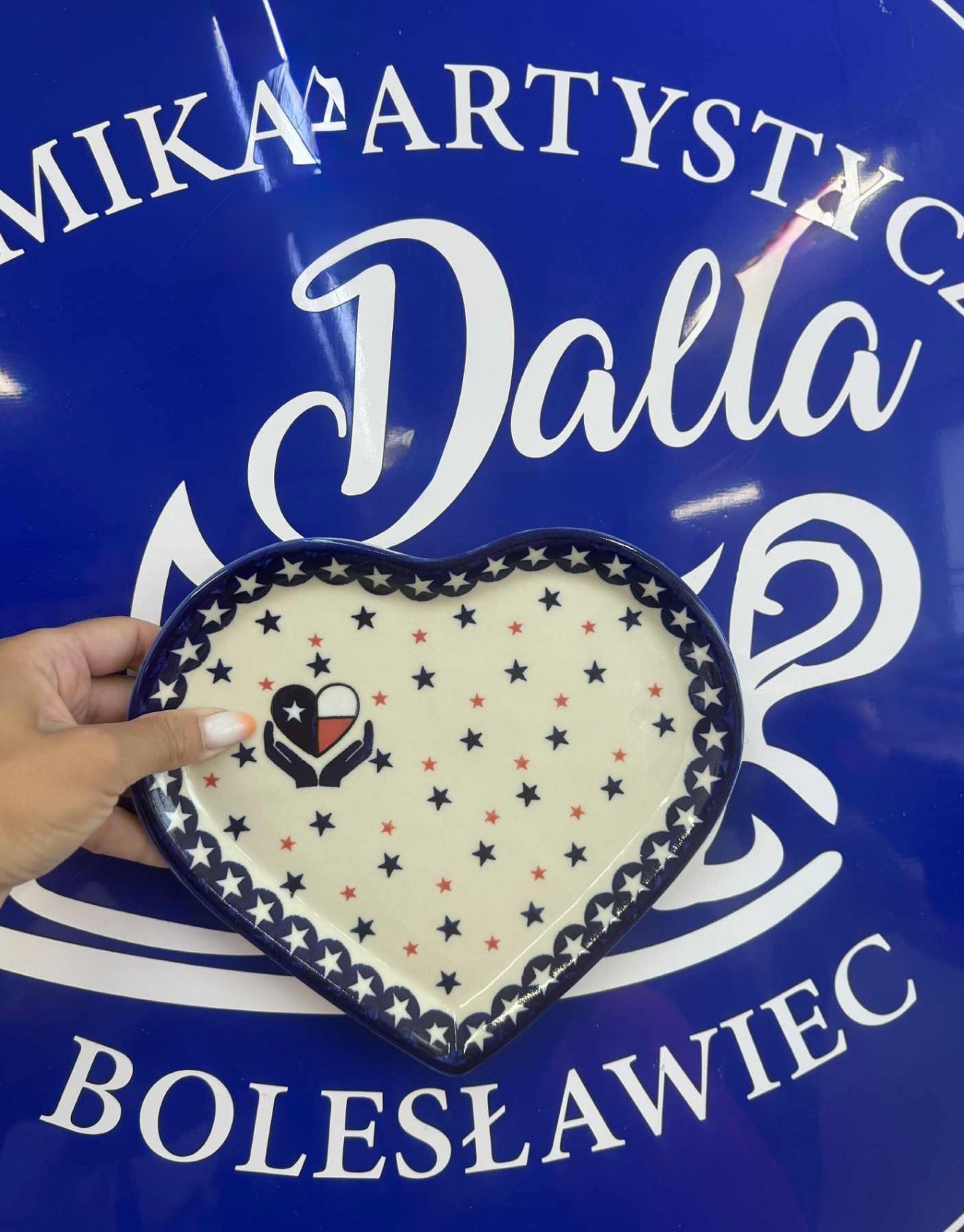 8x7 Heart plate preorder Pattern:Always in Our Hearts.