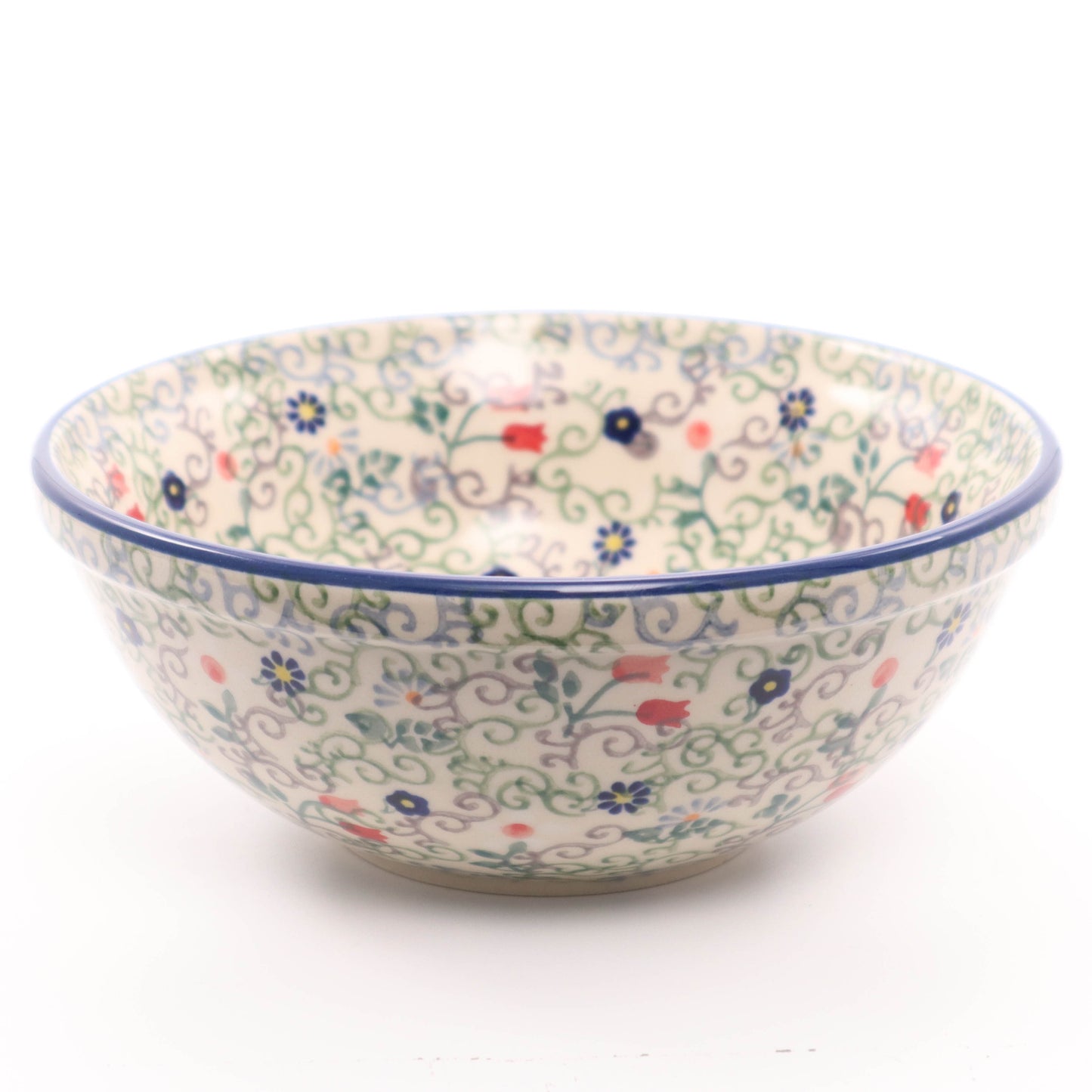 7" X 3" Round Bowl. Pattern: Dutch Garden
