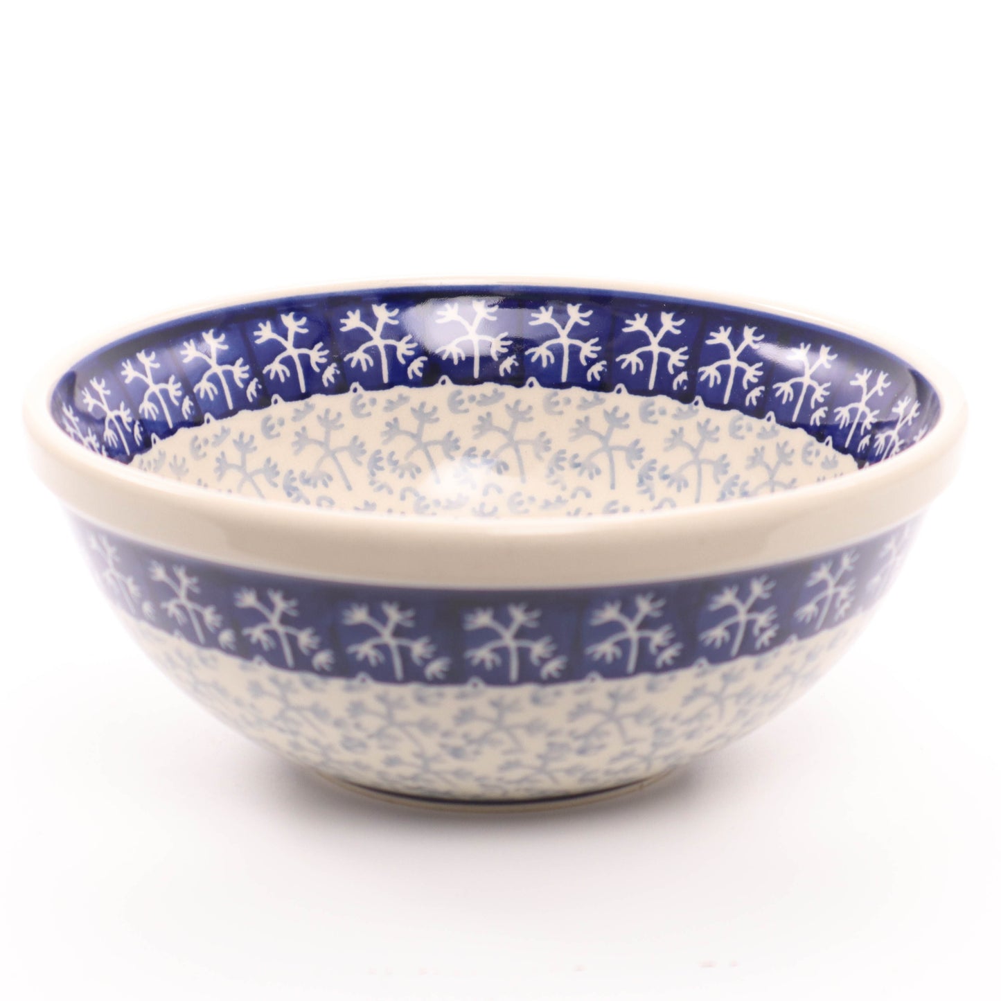 7" X 3 Round Bowl. Pattern: Frosted