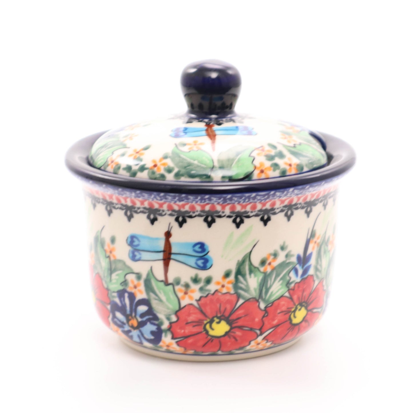 4"x4" Sugar Bowl. Pattern: A30