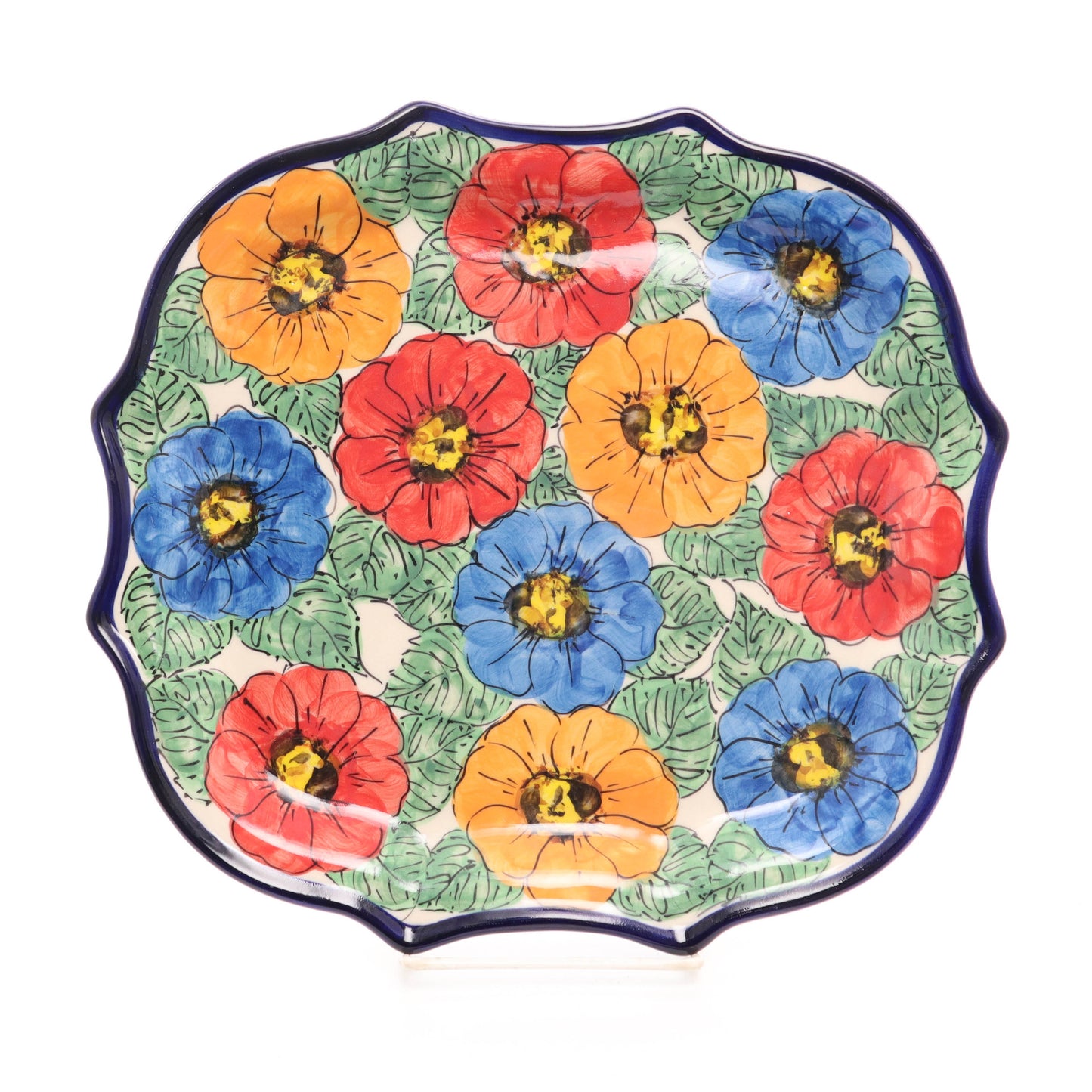 12" Serpentine Plate. Pattern: A12