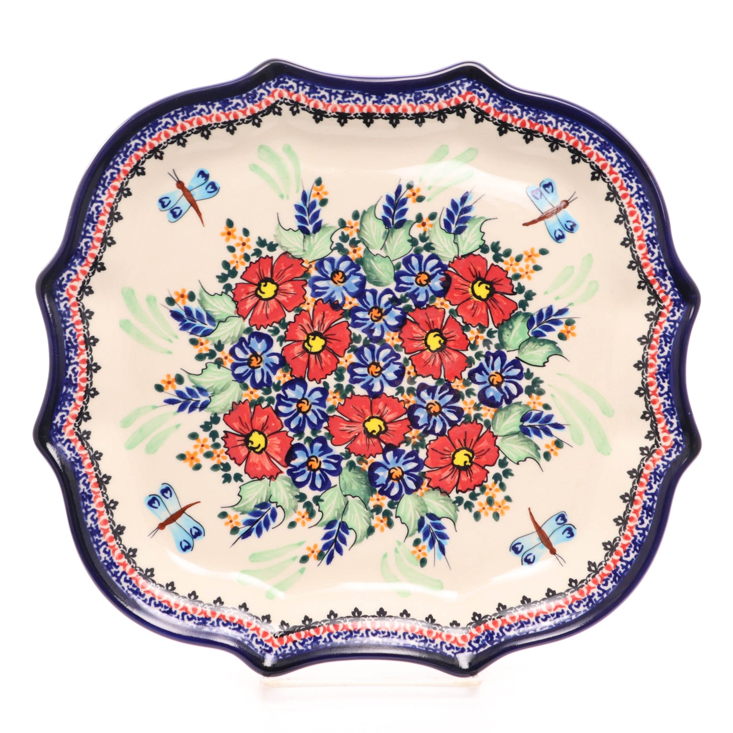 12" Serpentine Plate. Pattern: A30