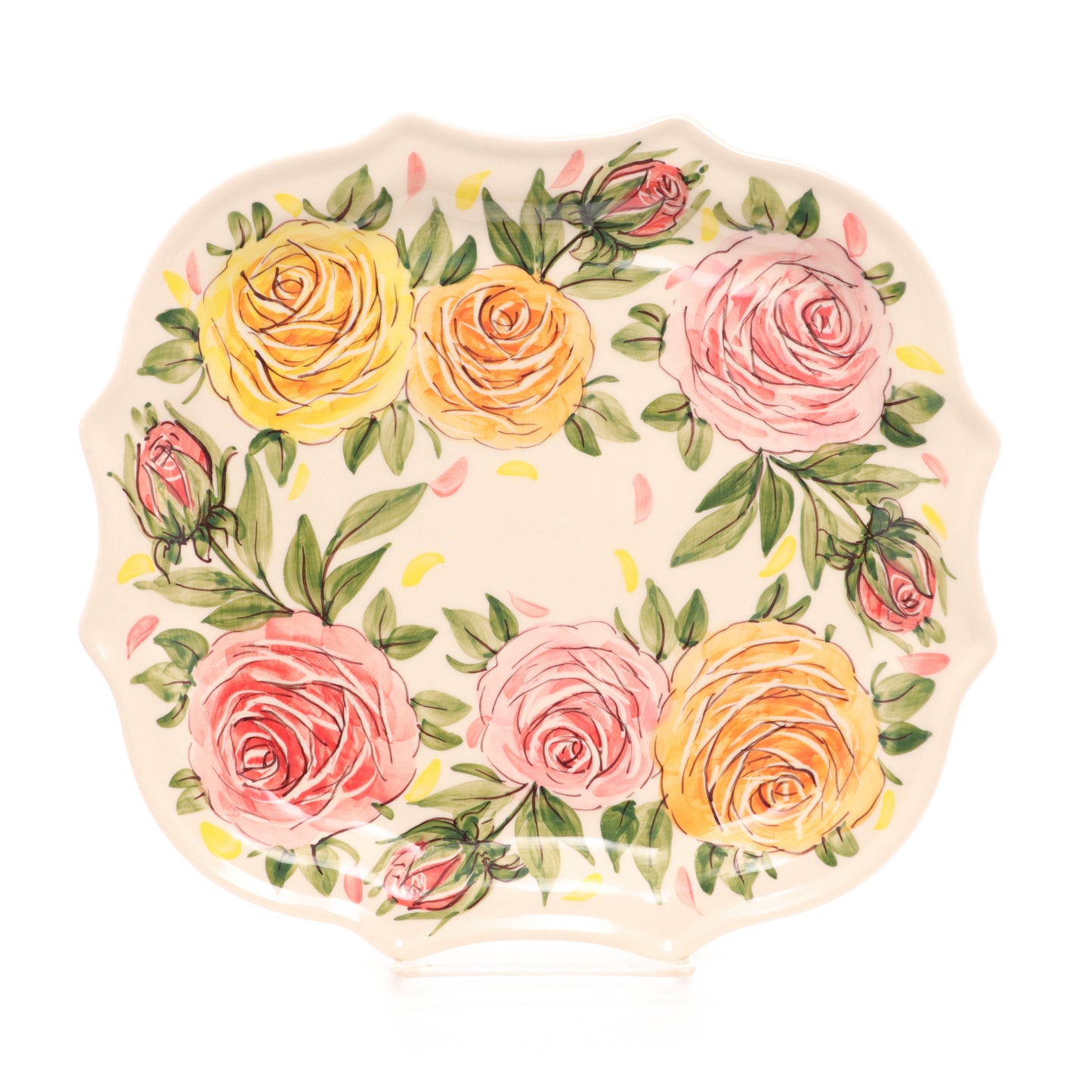 12" Serpentine Plate. Pattern: A46
