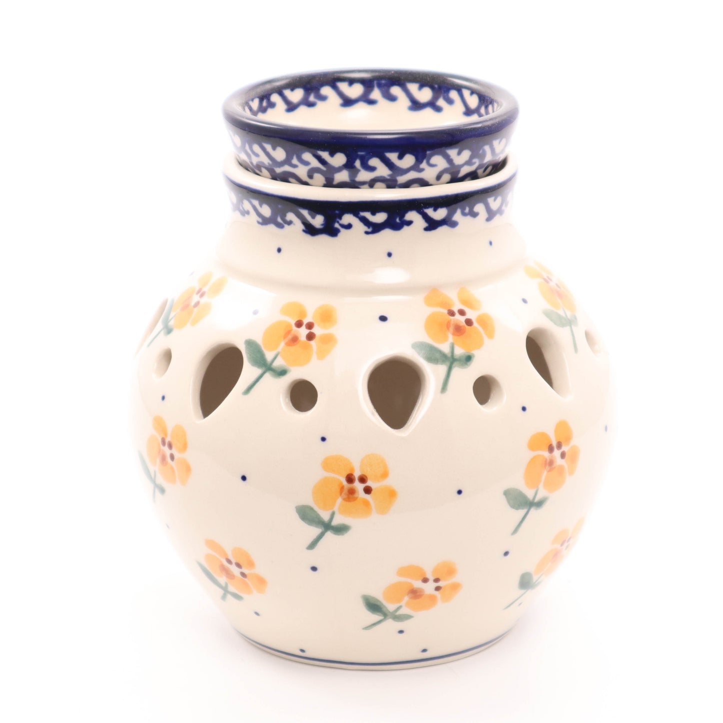 5"x5" Fragrance Warmer. Pattern: 035Y