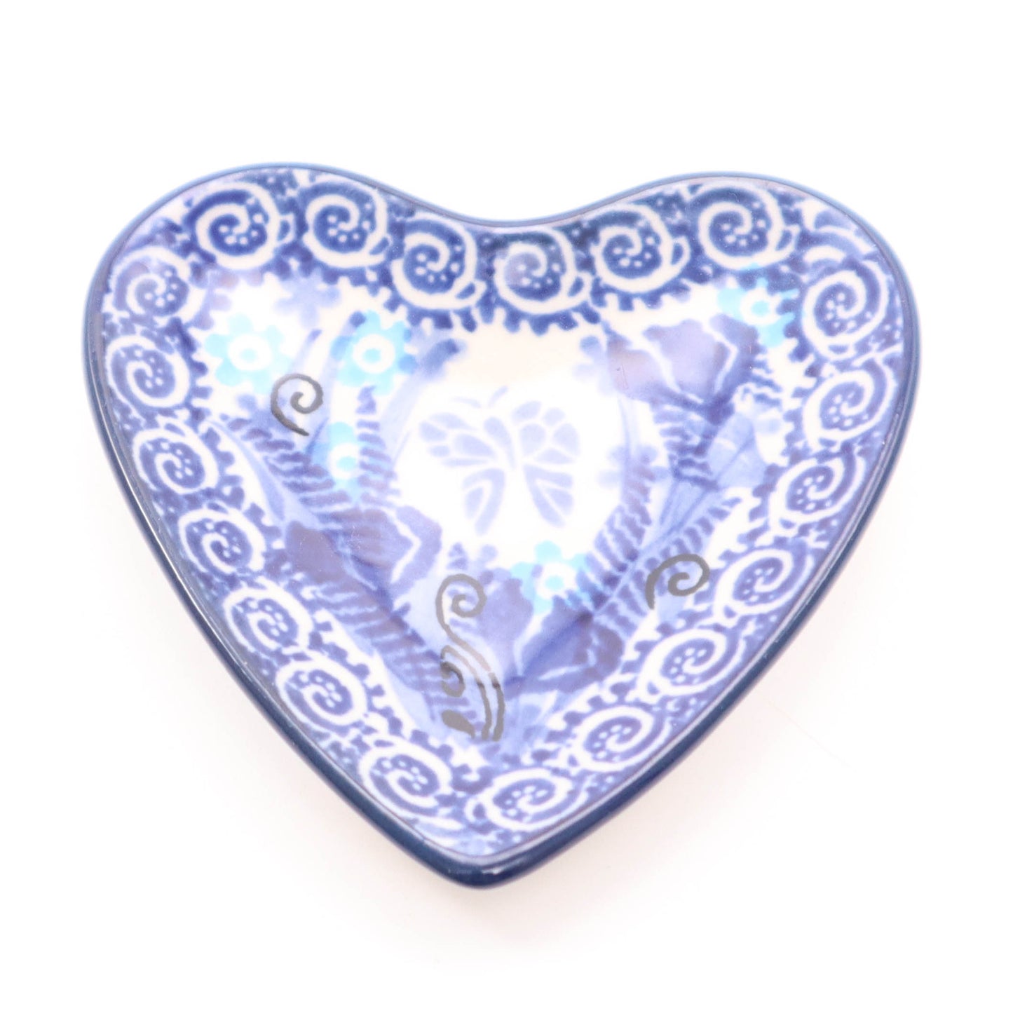 3.5" Heart Tray. Pattern: U2549